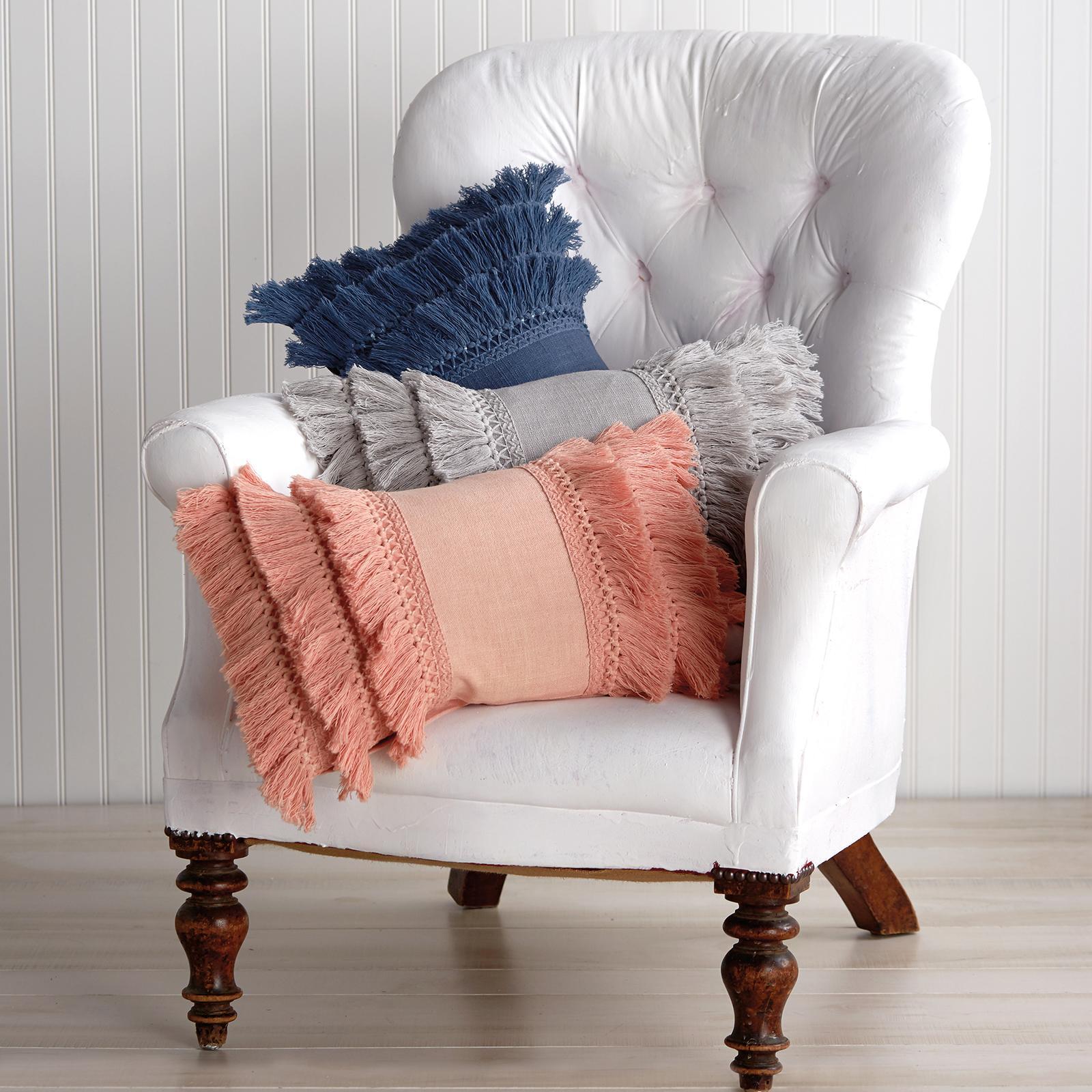 Fringe Decorative Pillow 9 Fringe Decorative Pillow