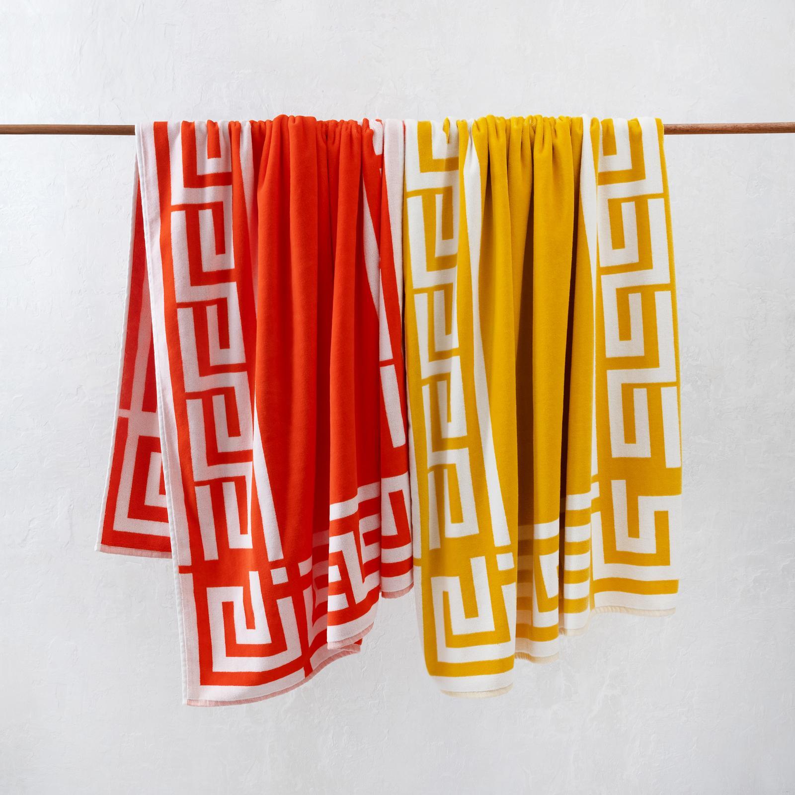 Greek Key Frame Beach Towel 8 Greek Key Frame Beach Towel