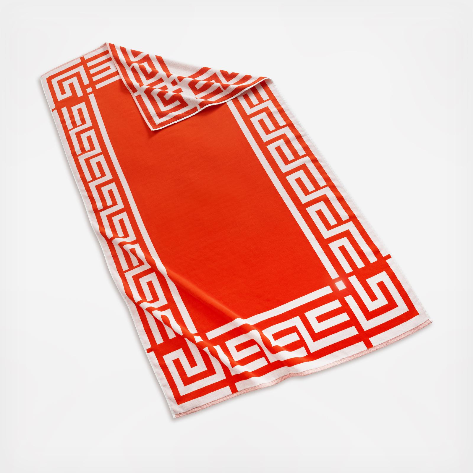 Greek Key Frame Beach Towel 2 Greek Key Frame Beach Towel