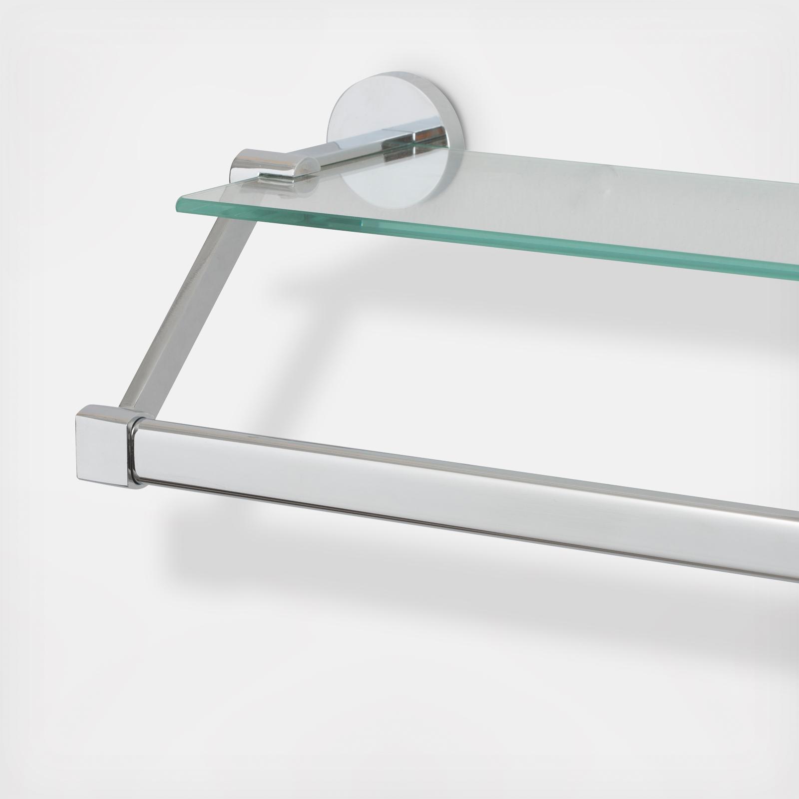 Hanging Shelf with Towel Bar 3 Hanging Shelf with Towel Bar