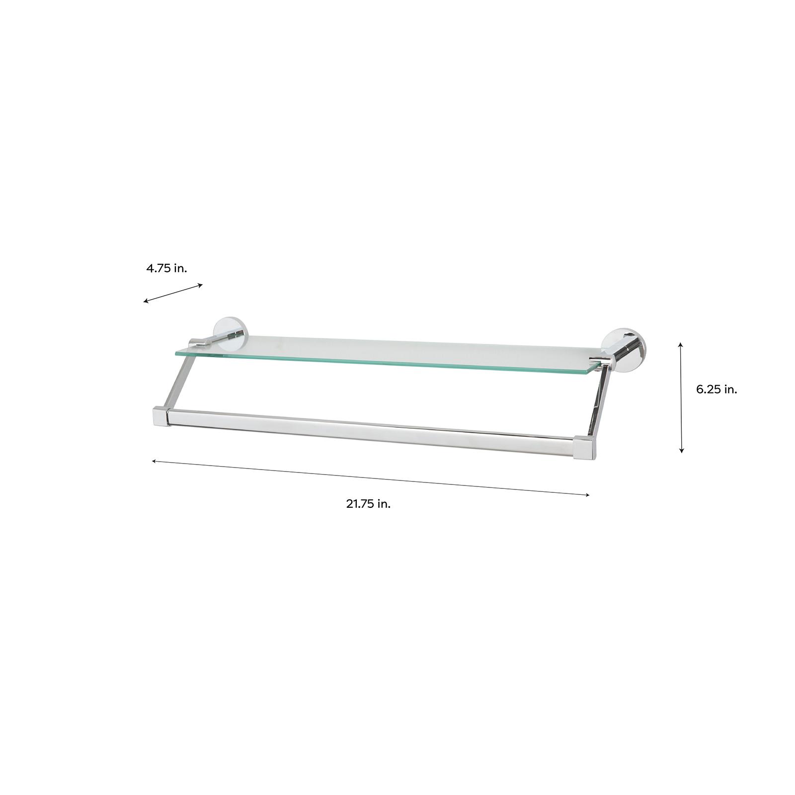 Hanging Shelf with Towel Bar 5 Hanging Shelf with Towel Bar
