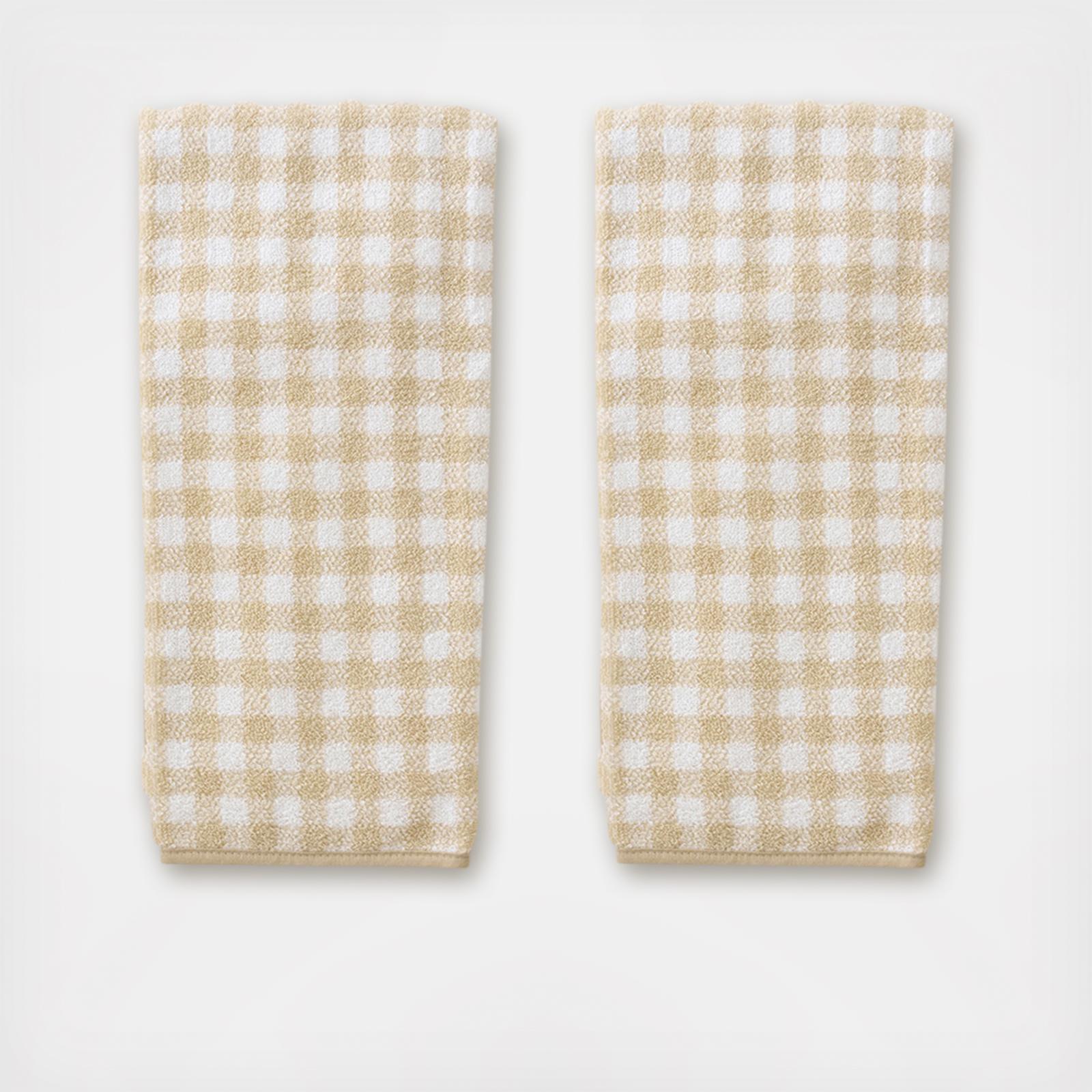 Gingham Hand Towel, Set of 2 2 Gingham Hand Towel, Set of 2