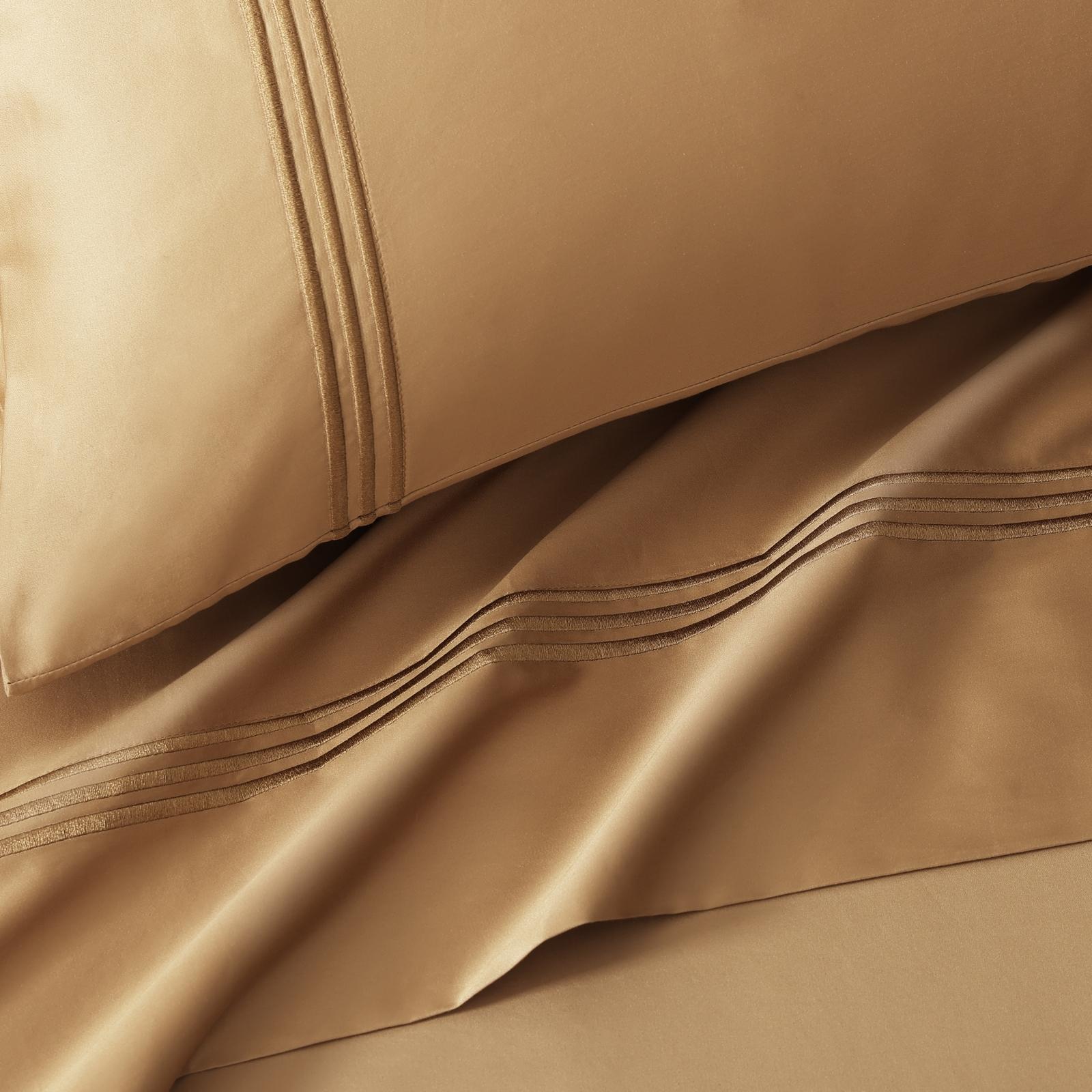 Hotel Triple Luxe Sateen 4-Piece Sheet Set 8 Hotel Triple Luxe Sateen 4-Piece Sheet Set