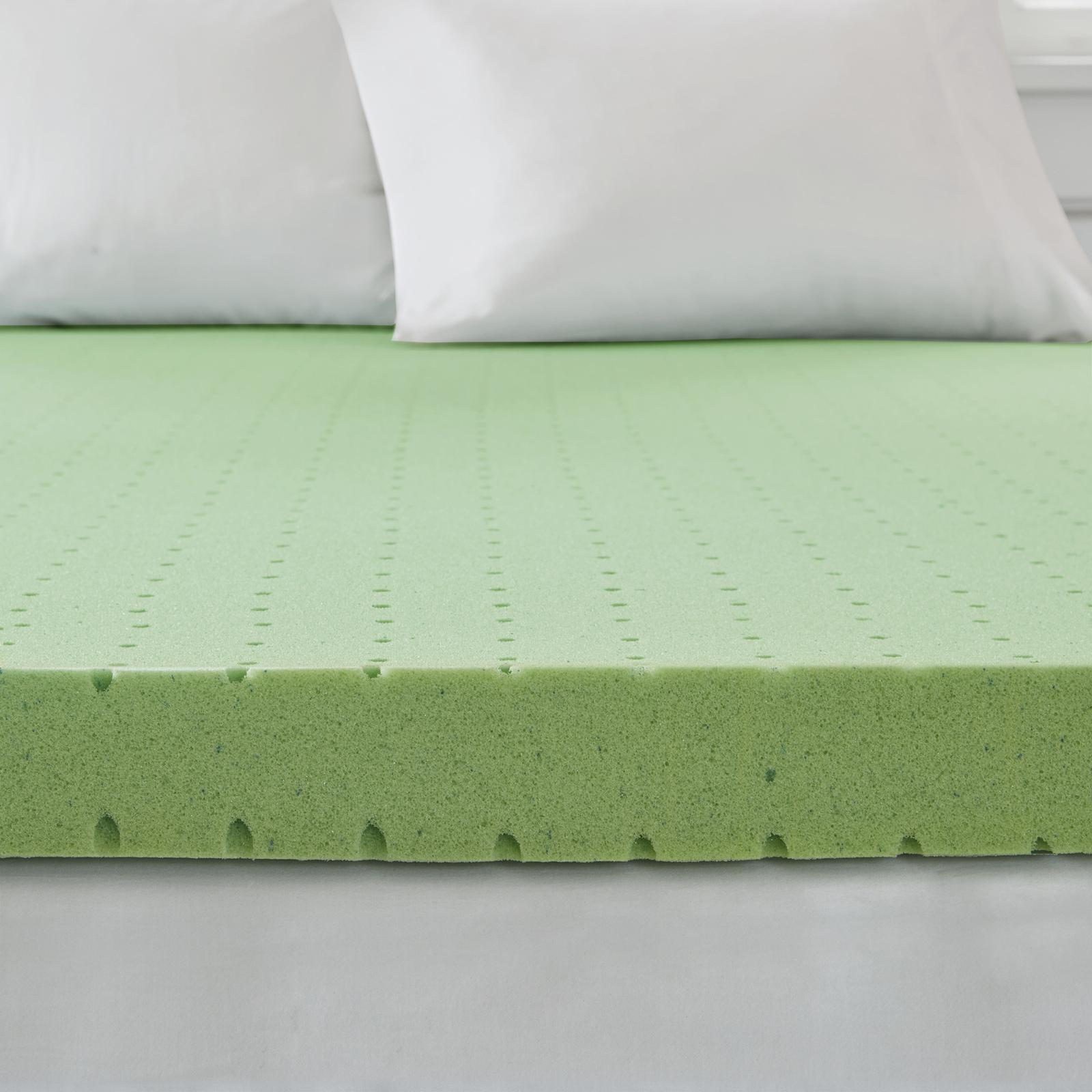 Hypoallergenic Cooling Gel Memory Foam Mattress Topper with Removable Cooling Cover 6 Hypoallergenic Cooling Gel Memory Foam Mattress Topper with Removable Cooling Cover