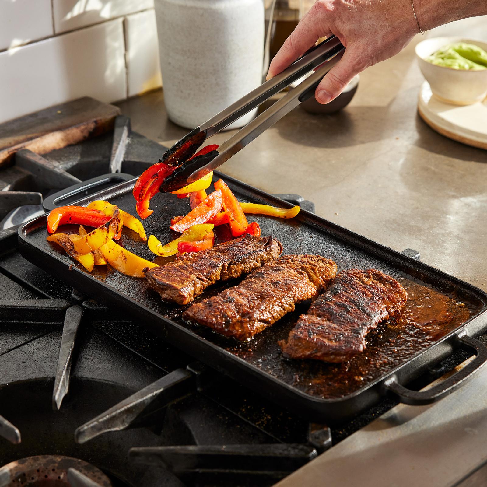 Bobby Flay Reversible Cast Iron Grill Griddle 3 Bobby Flay Reversible Cast Iron Grill Griddle