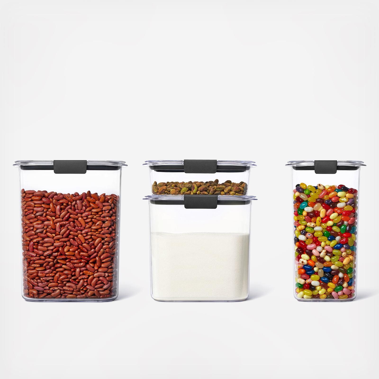 Brilliance Pantry 8-Piece Food Storage Container Set 3 Brilliance Pantry 8-Piece Food Storage Container Set
