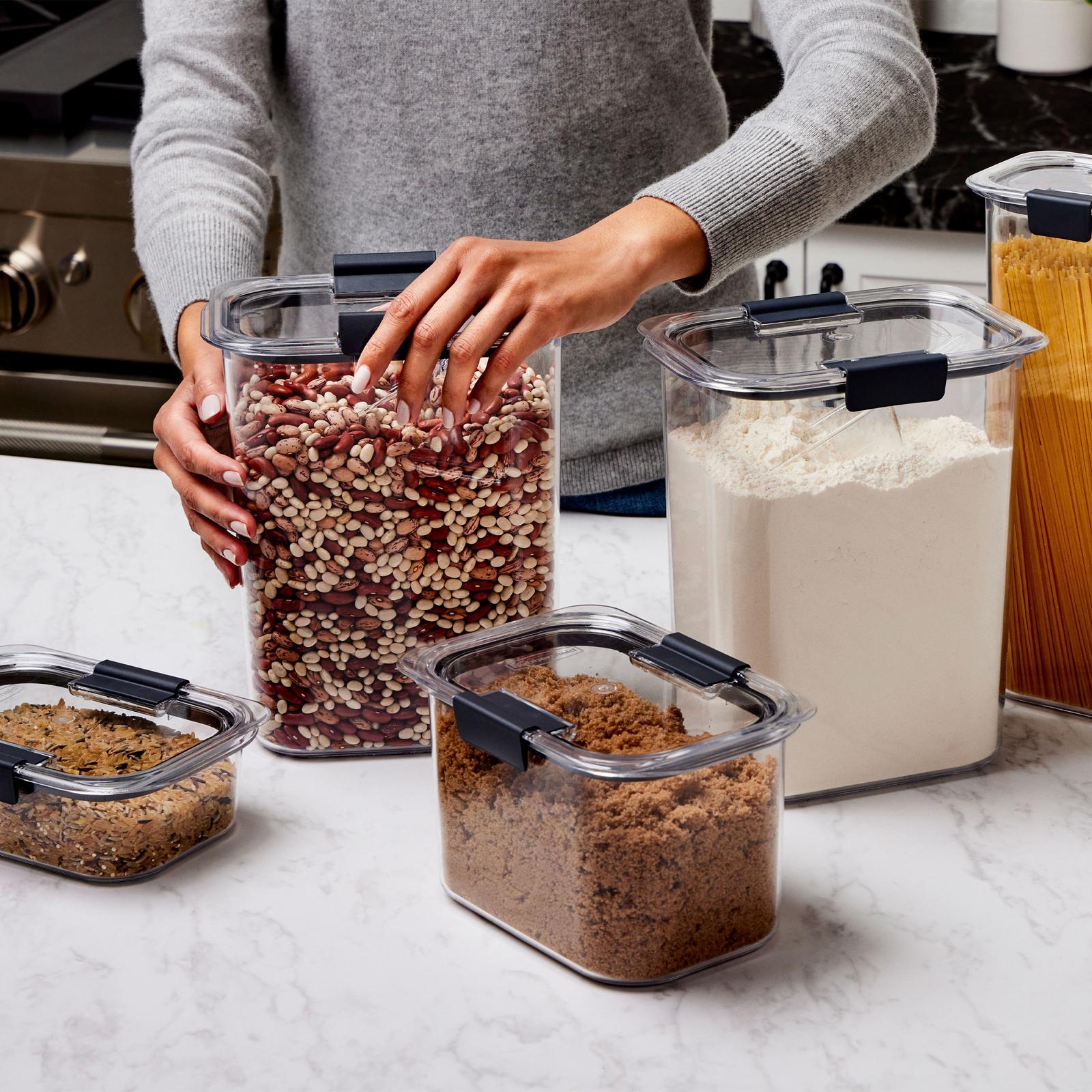 Brilliance Pantry 8-Piece Food Storage Container Set 6 Brilliance Pantry 8-Piece Food Storage Container Set