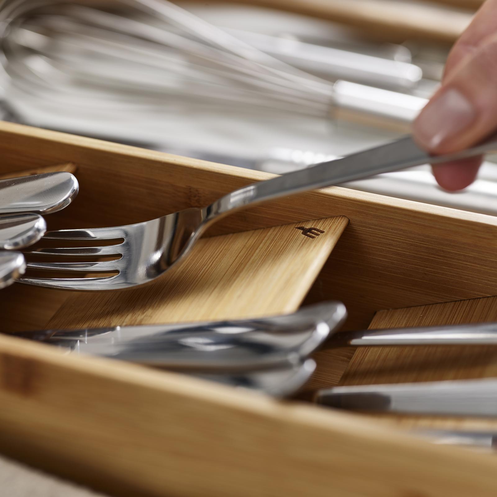 DrawerStore Bamboo Cutlery organizer 3 DrawerStore Bamboo Cutlery organizer