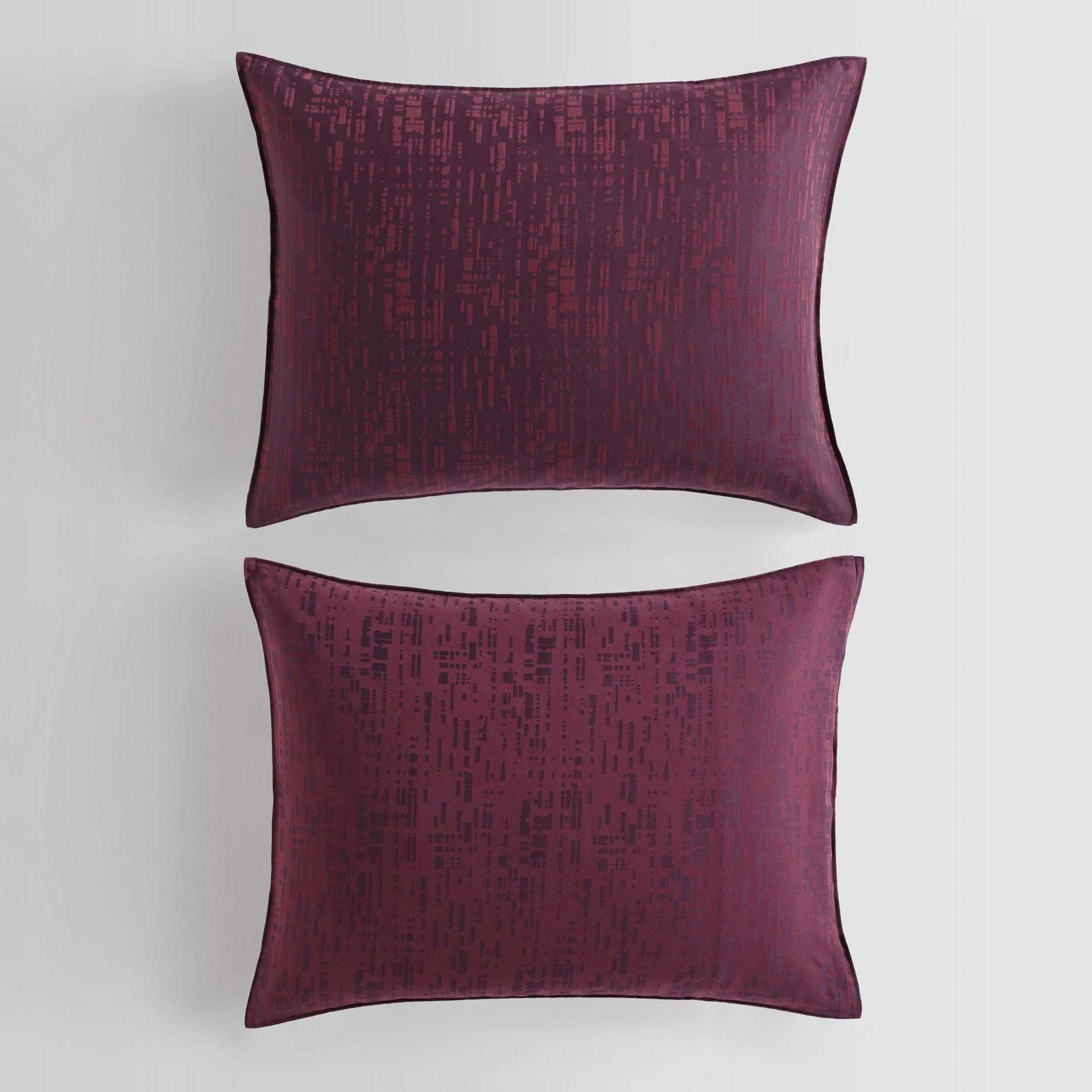 Linear Circuit Cotton Jacquard 3-Piece Duvet Set 7 Linear Circuit Cotton Jacquard 3-Piece Duvet Set