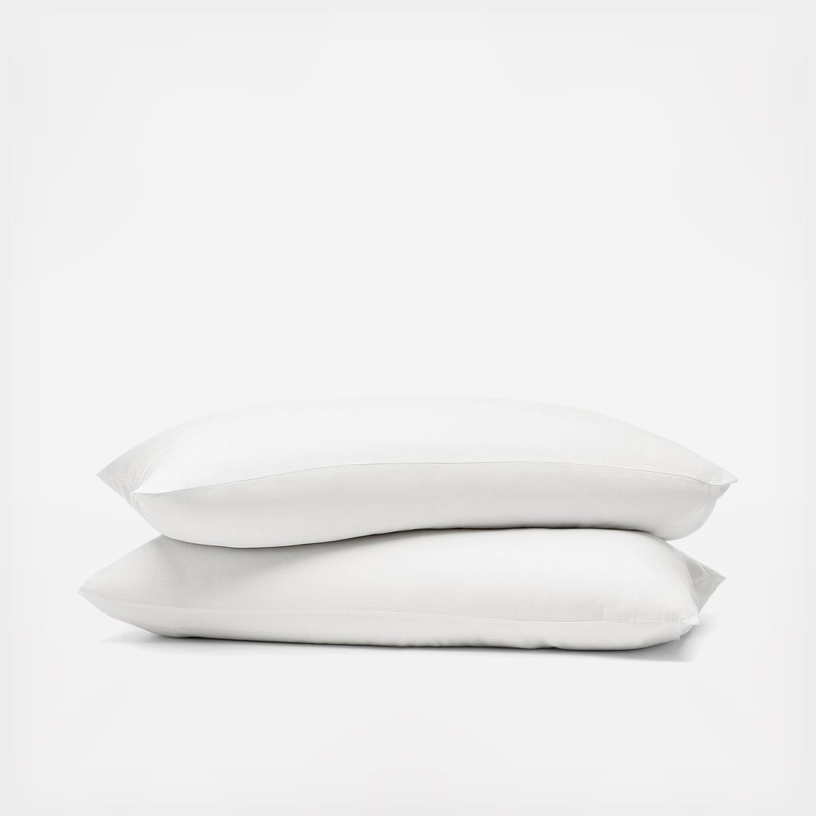 Linen Pillowcase, Set of 2 2 Linen Pillowcase, Set of 2