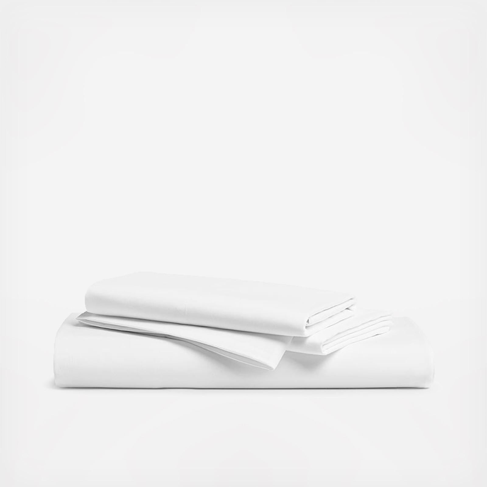 Luxe Sateen No Flat Sheet Set 7 Luxe Sateen No Flat Sheet Set