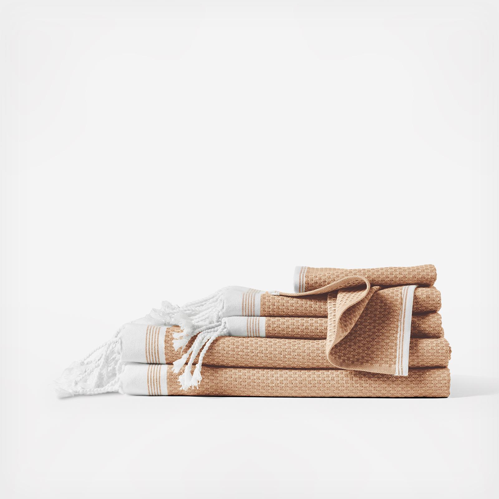Mediterranean Organic 6-Piece Towel Set 10 Mediterranean Organic 6-Piece Towel Set