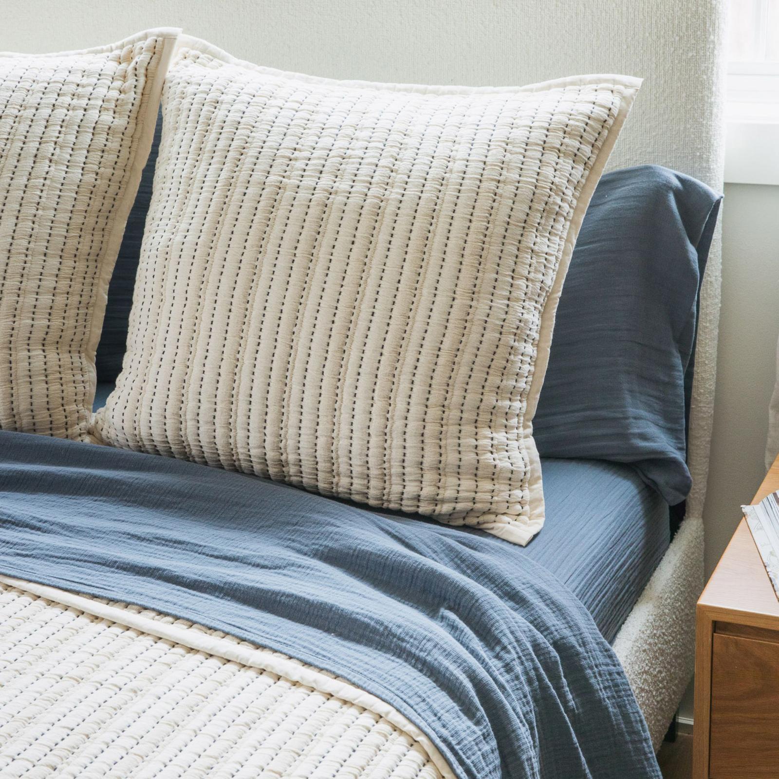 Oasis Crinkled Comfort Fitted Sheet 5 Oasis Crinkled Comfort Fitted Sheet