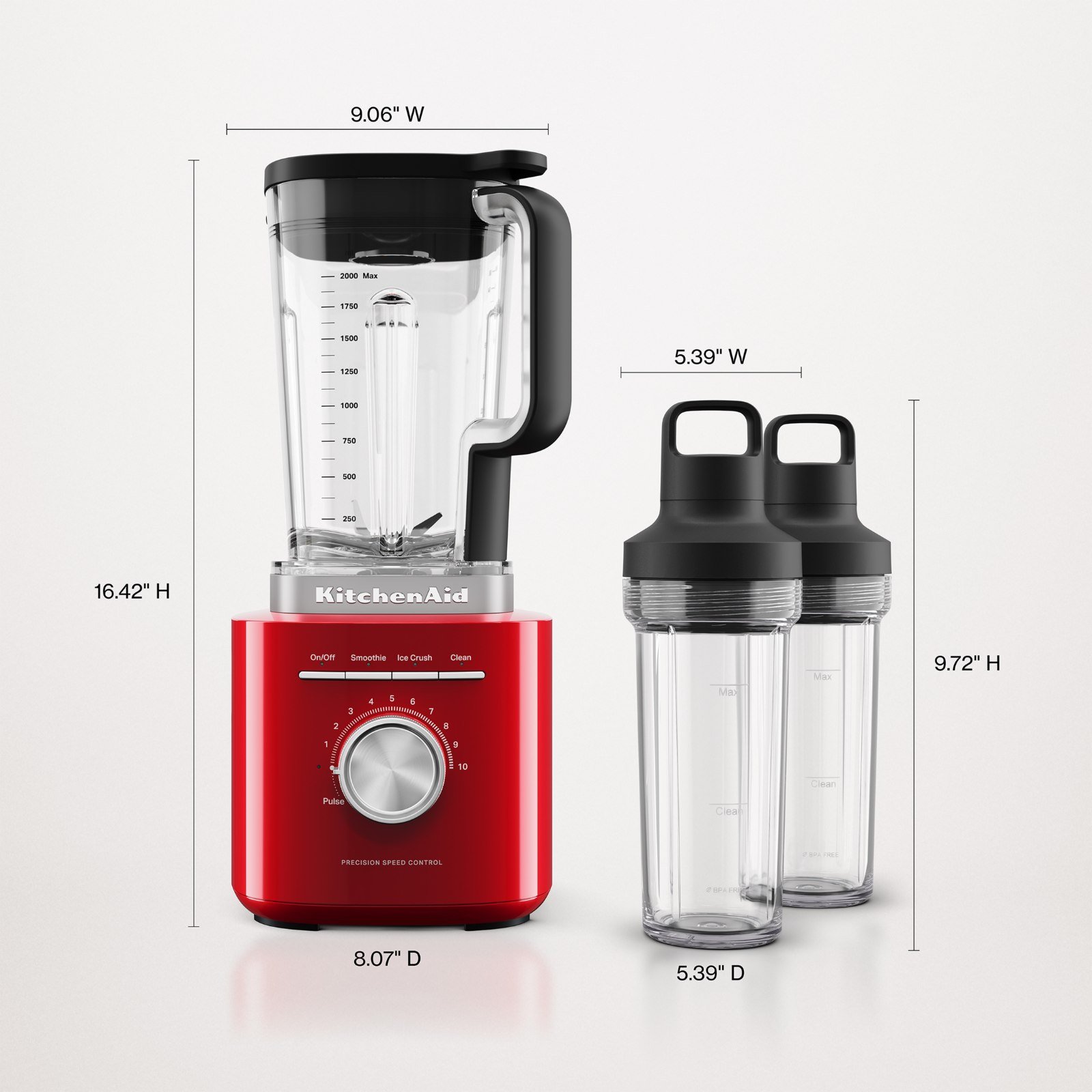 Pure Power Blender with Personal Blending Jar 6 Pure Power Blender with Personal Blending Jar