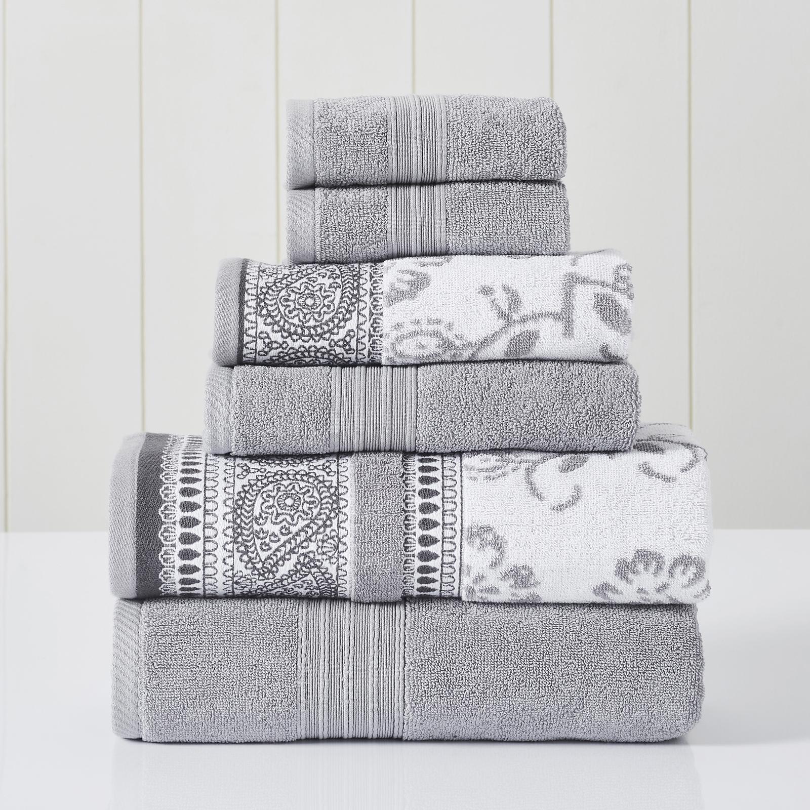 Ophelia 6-Piece Yarn Dyed Towel Set 2 Ophelia 6-Piece Yarn Dyed Towel Set
