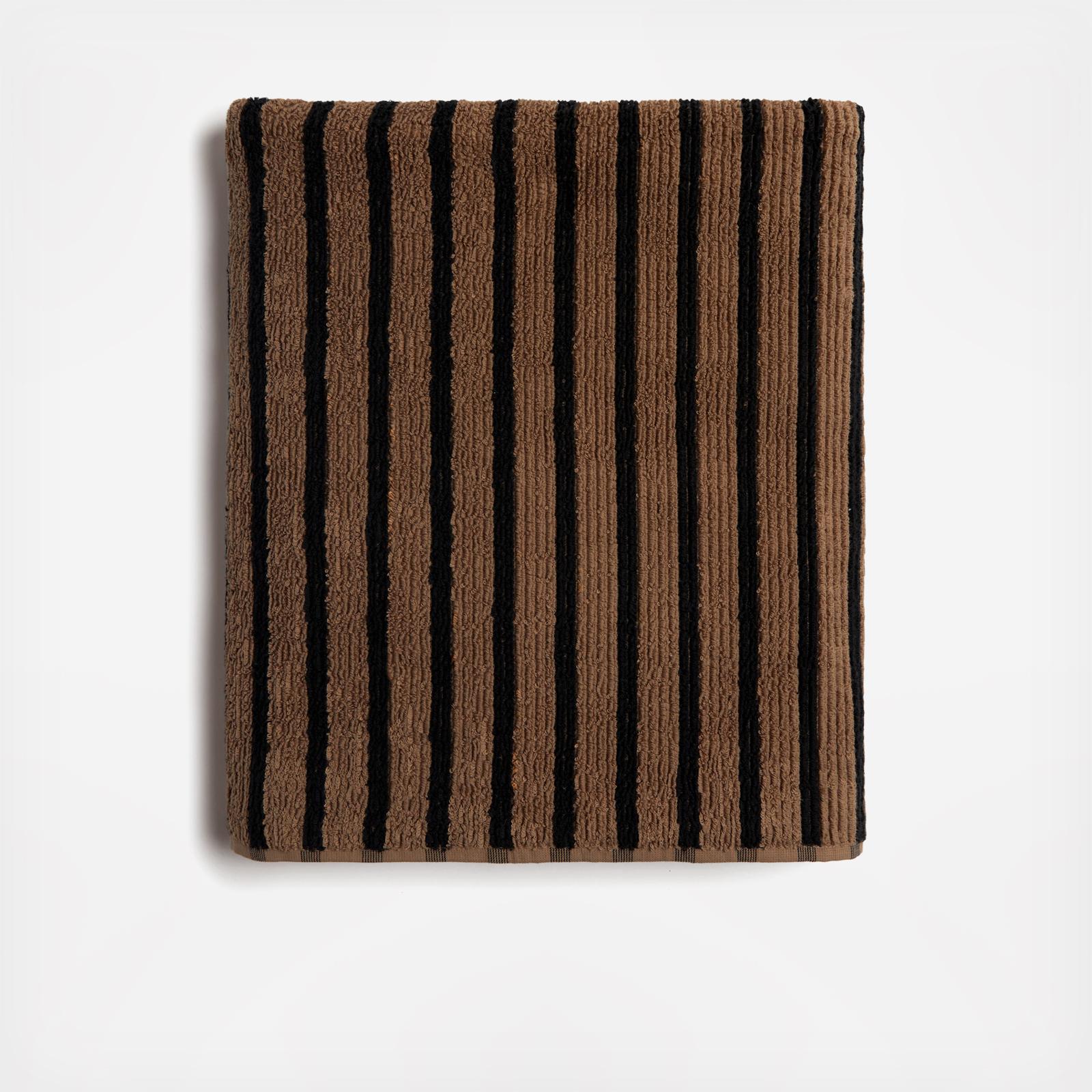 Organic Resort Stripe Bath Sheet 2 Organic Resort Stripe Bath Sheet