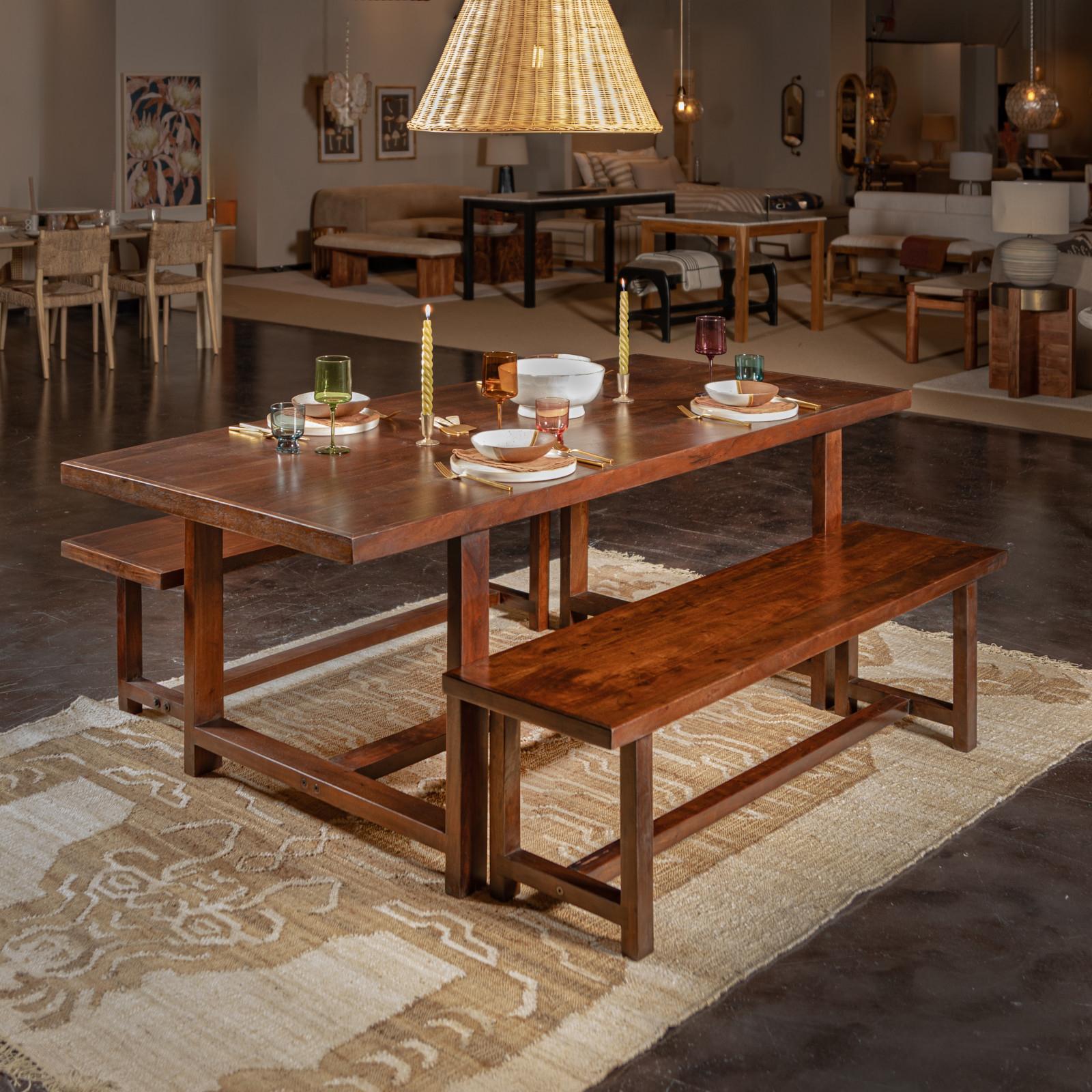 Blakely Elegant Trestle Dining Table 17 Blakely Elegant Trestle Dining Table