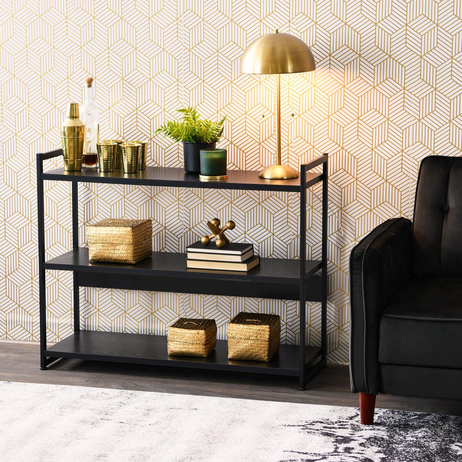 Jamestown 3-Shelf Open Storage Bookshelf 1 Jamestown 3-Shelf Open Storage Bookshelf