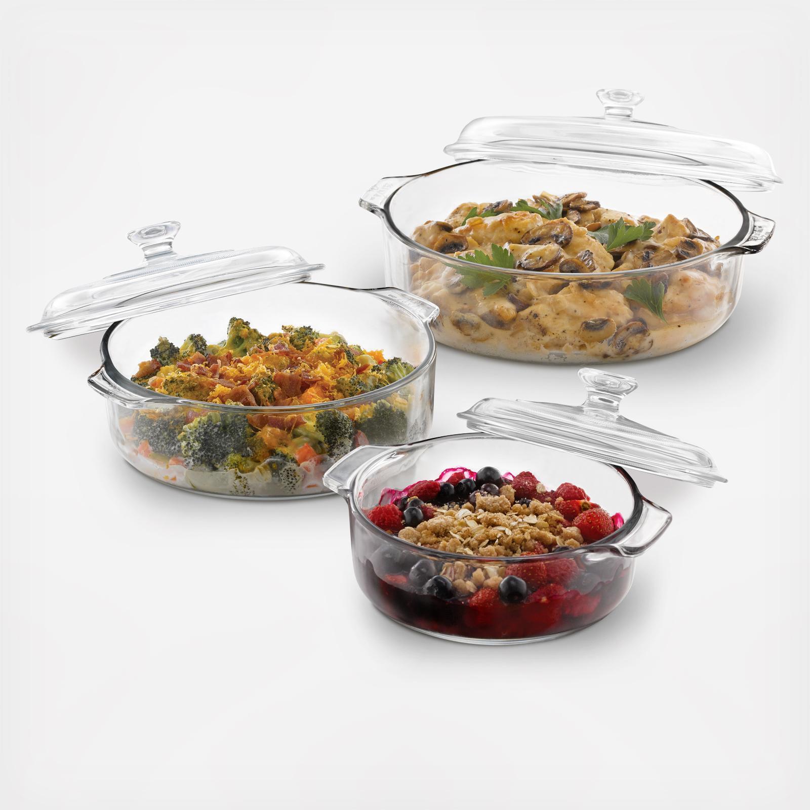 Baker's Basics 6-Piece Covered Bake Set 1 Baker's Basics 6-Piece Covered Bake Set