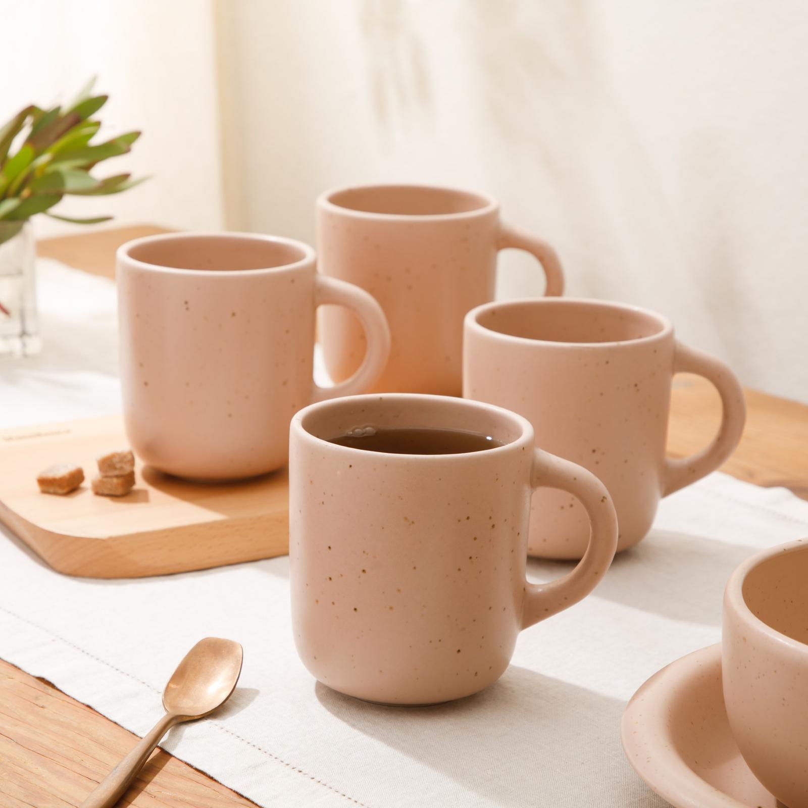 Corcisa Clay Coffee Mug, Set of 4 6 Corcisa Clay Coffee Mug, Set of 4