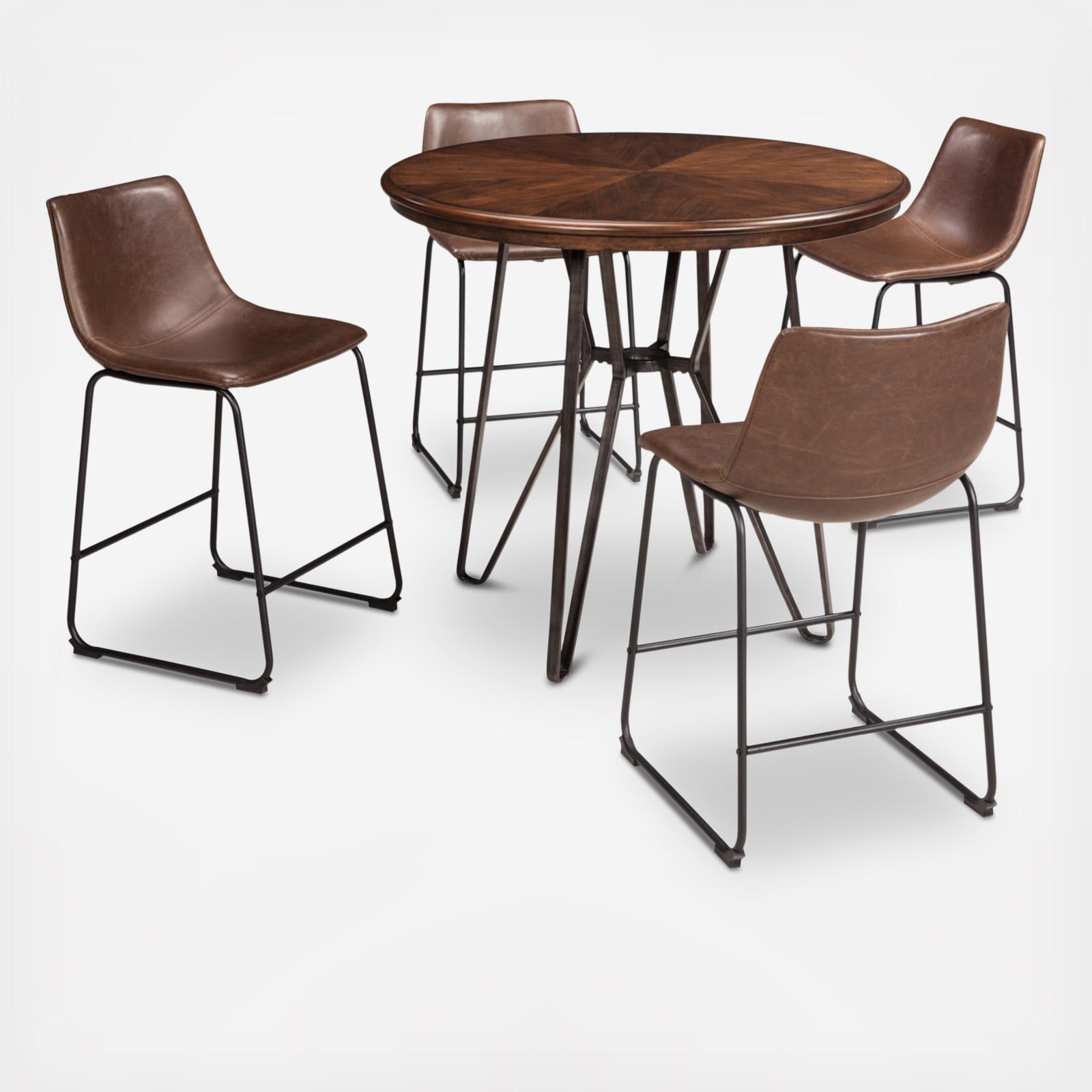 Centiar Bucket Bar Stool, Set of 2