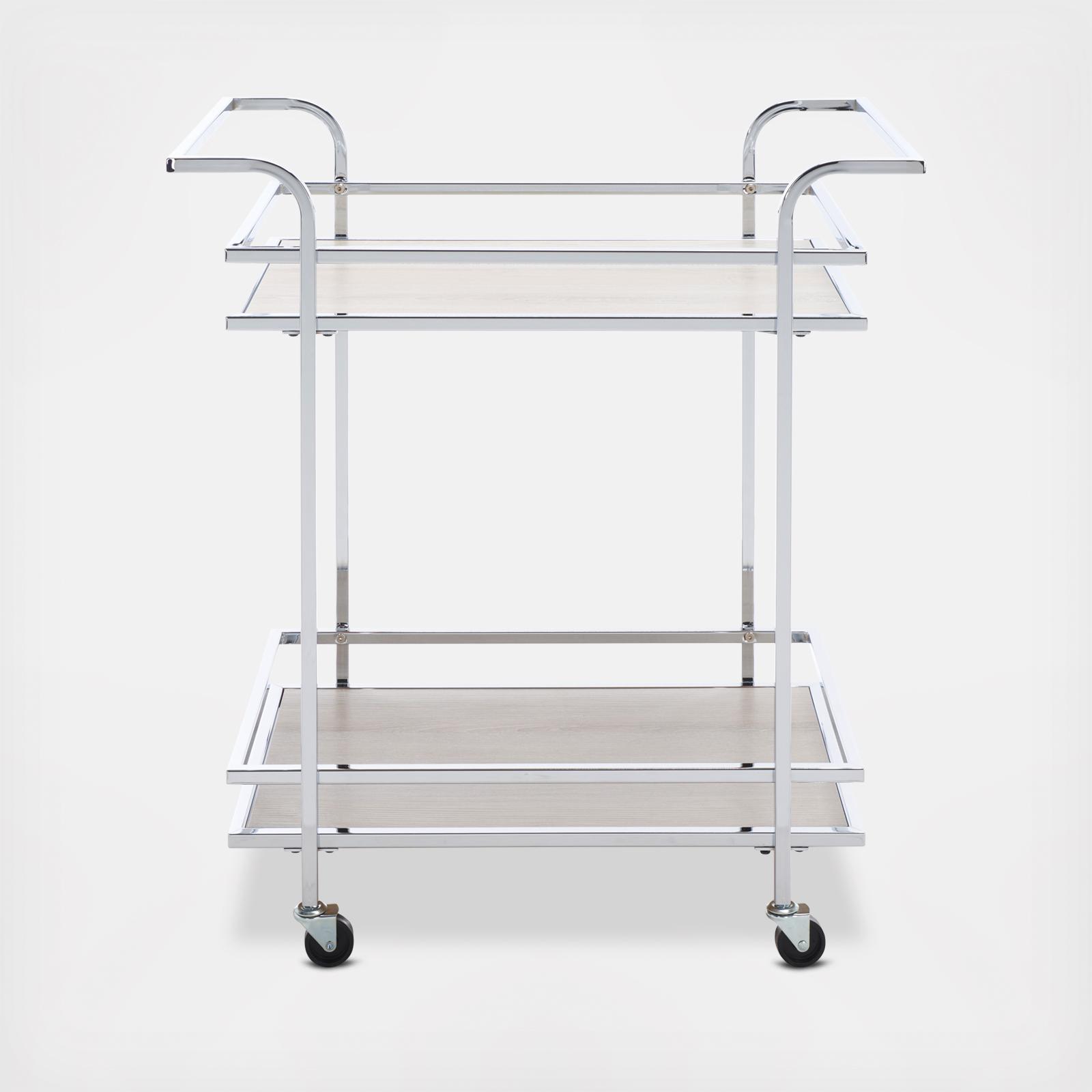 Lameris 2-Tier Bar Cart 2 Lameris 2-Tier Bar Cart