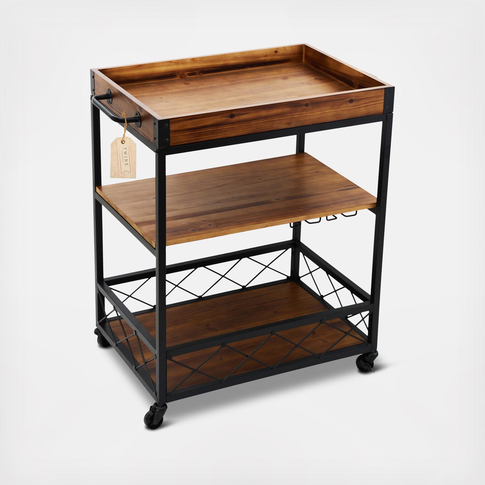 Modern Manor Bar Cart 2 Modern Manor Bar Cart