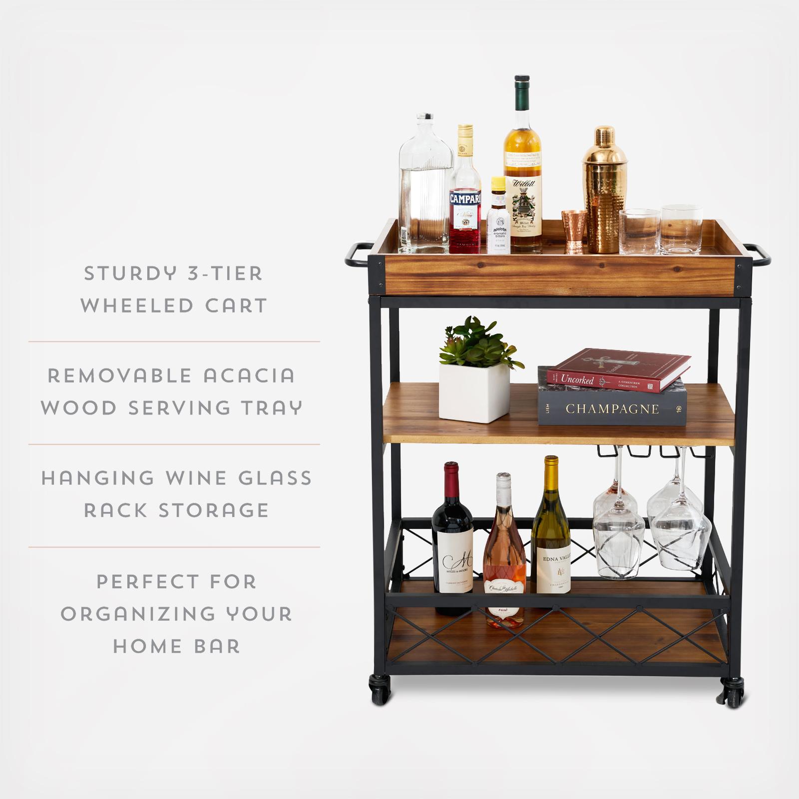 Modern Manor Bar Cart 7 Modern Manor Bar Cart