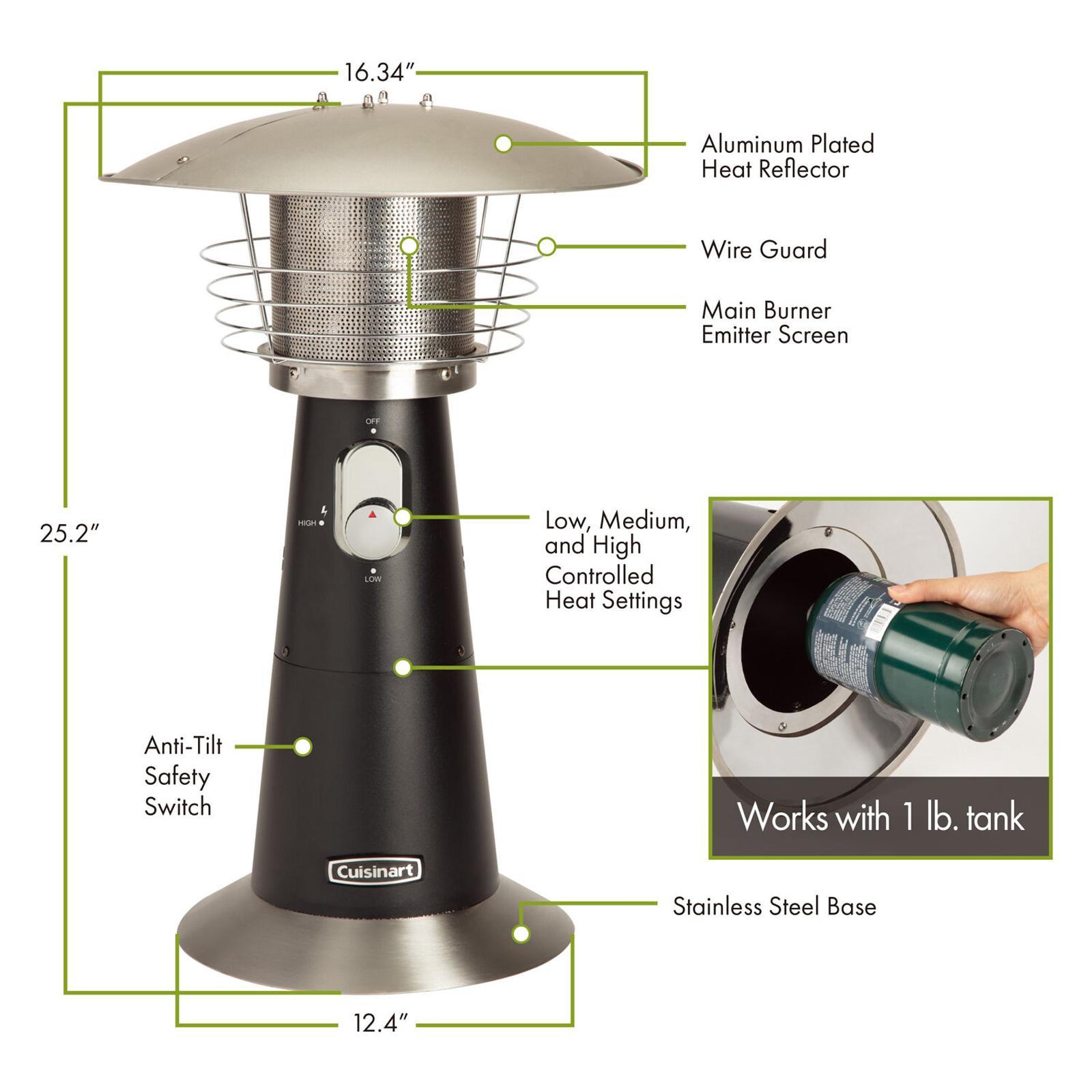 Portable Tabletop Patio Heater 5 Portable Tabletop Patio Heater