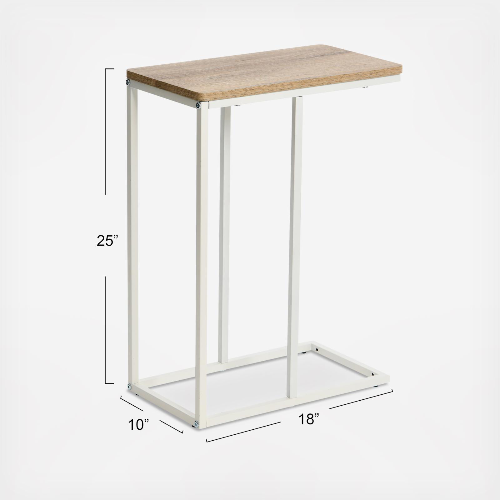 Jamestown C-Shaped Side End Table 8 Jamestown C-Shaped Side End Table