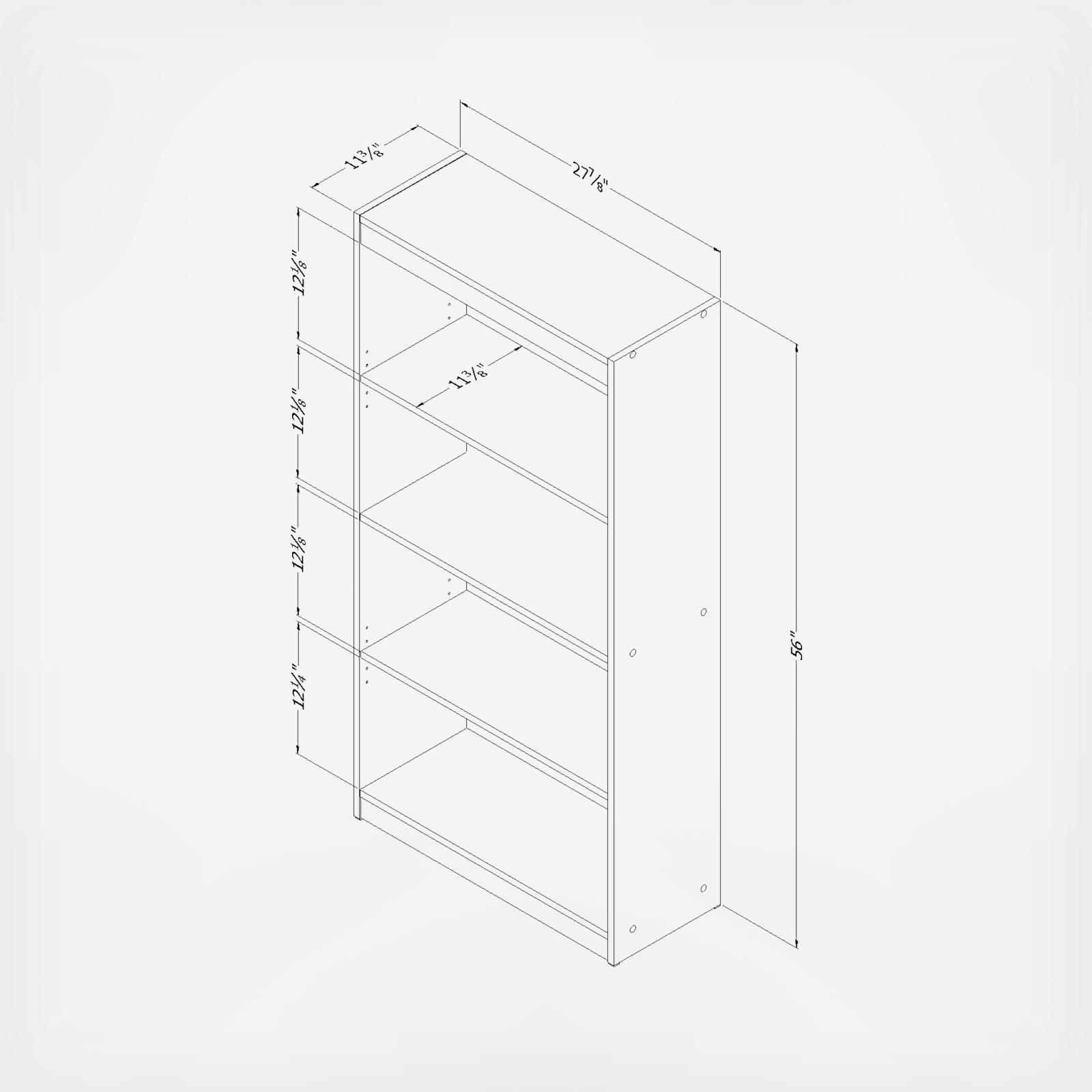 Axess 4-Shelf Bookcase 6 Axess 4-Shelf Bookcase