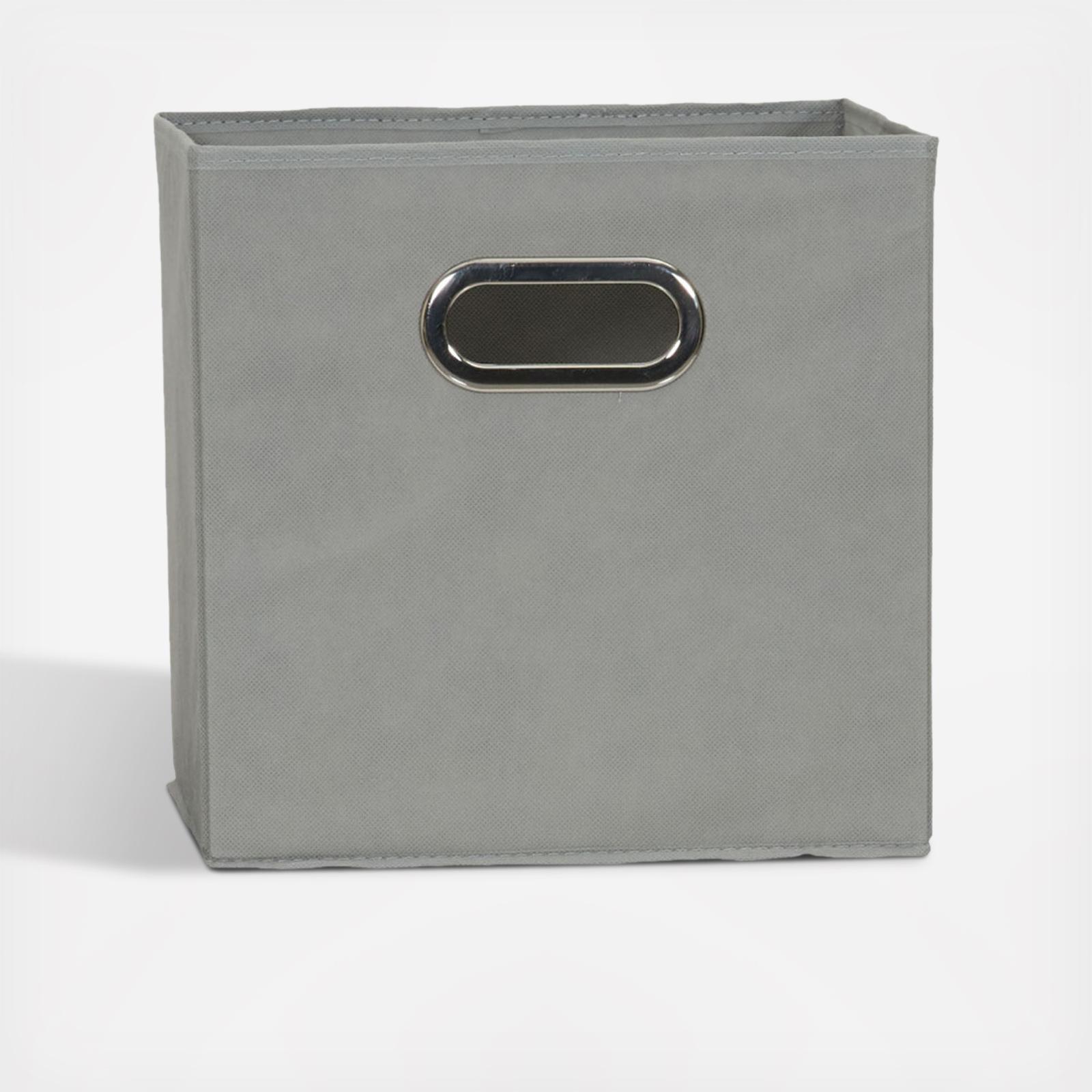 Fabric Storage Cube Bin, Set of 6 6 Fabric Storage Cube Bin, Set of 6