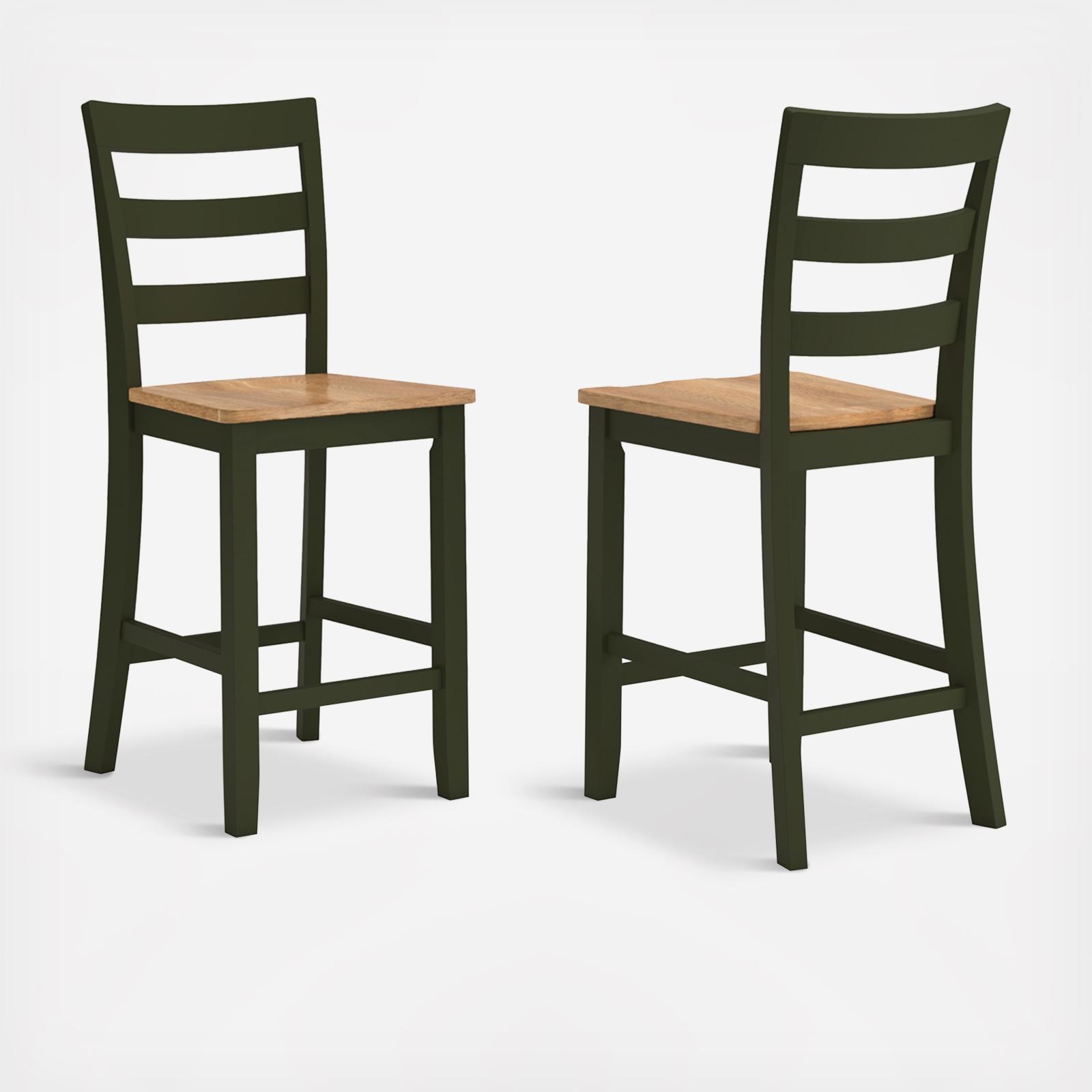 Gesthaven Counter Height Barstool, Set of 2 2 Gesthaven Counter Height Barstool, Set of 2