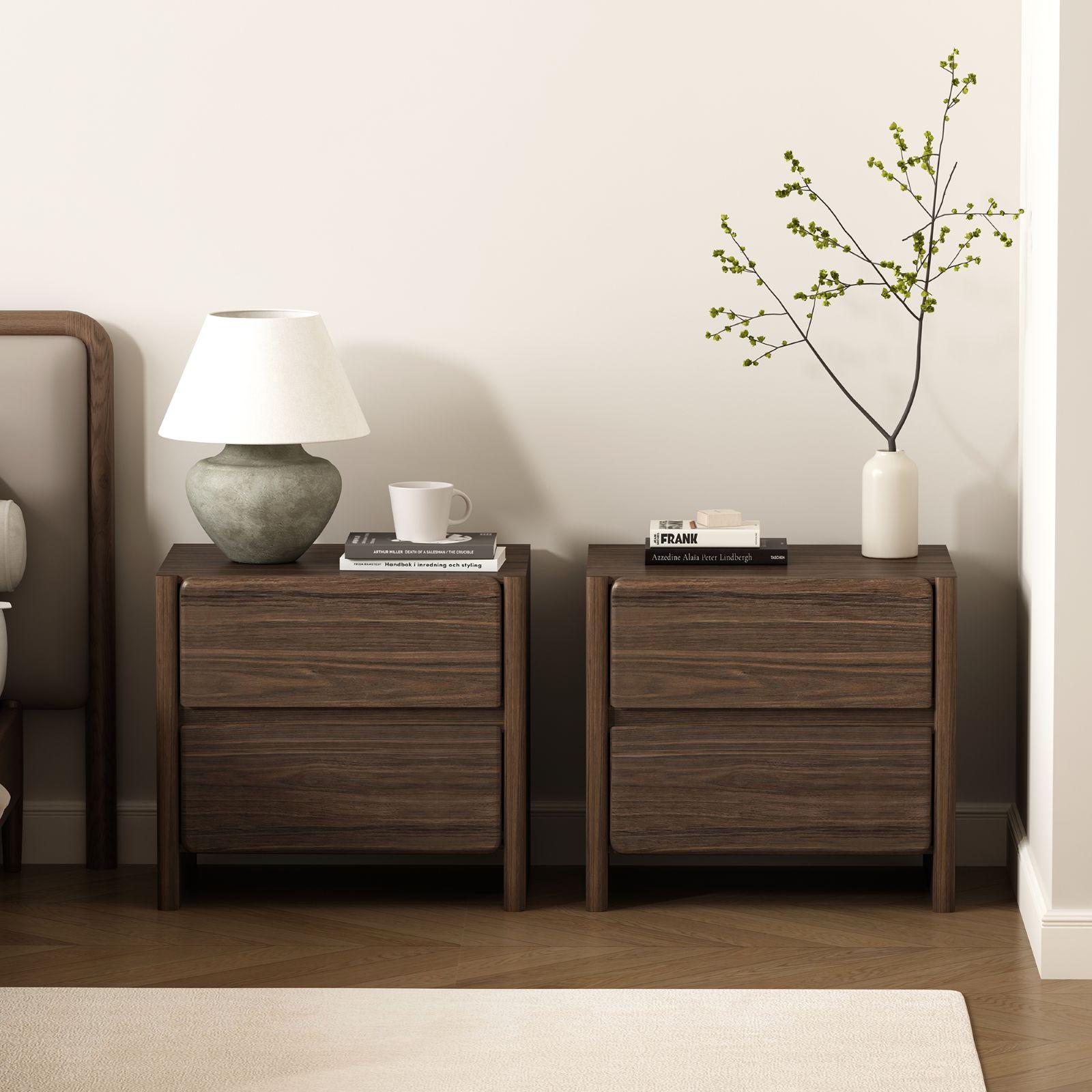 Linda 2-Drawer Nightstand, Set of 2 1 Linda 2-Drawer Nightstand, Set of 2