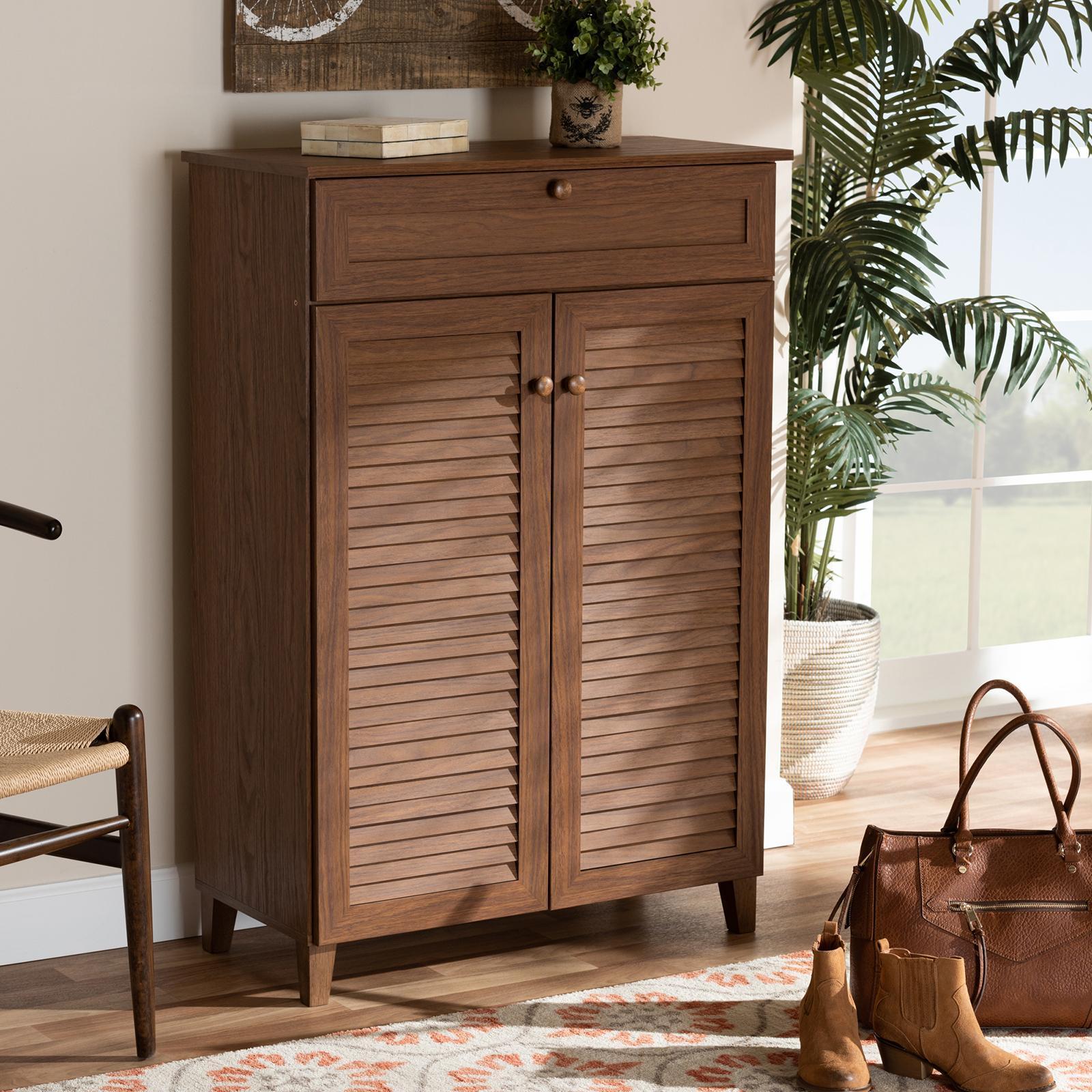 Coolidge 5-Shelf Shoe Storage Cabinet with Drawer 1 Coolidge 5-Shelf Shoe Storage Cabinet with Drawer