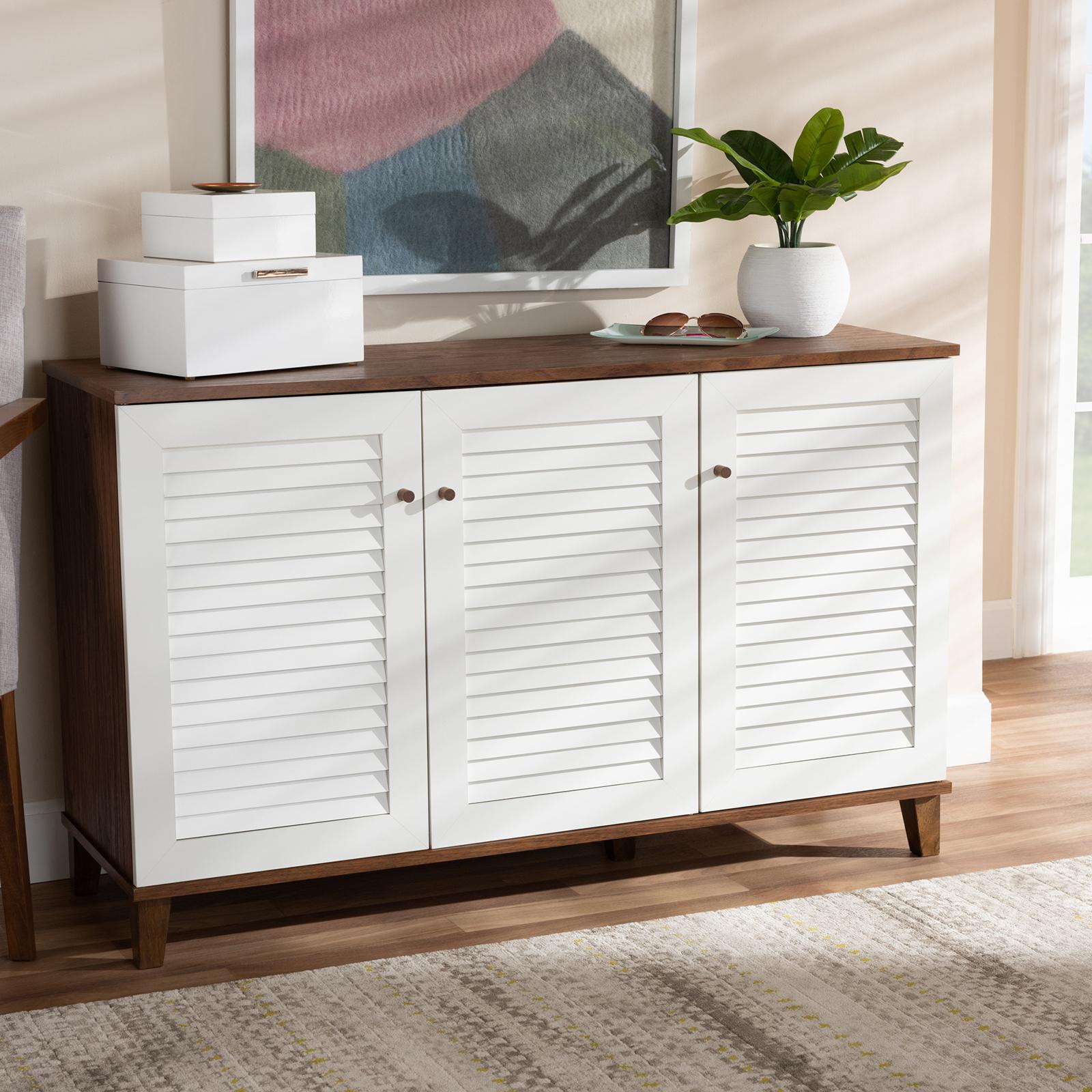 Coolidge Contemporary 8-Shelf Shoe Cabinet 8 Coolidge Contemporary 8-Shelf Shoe Cabinet