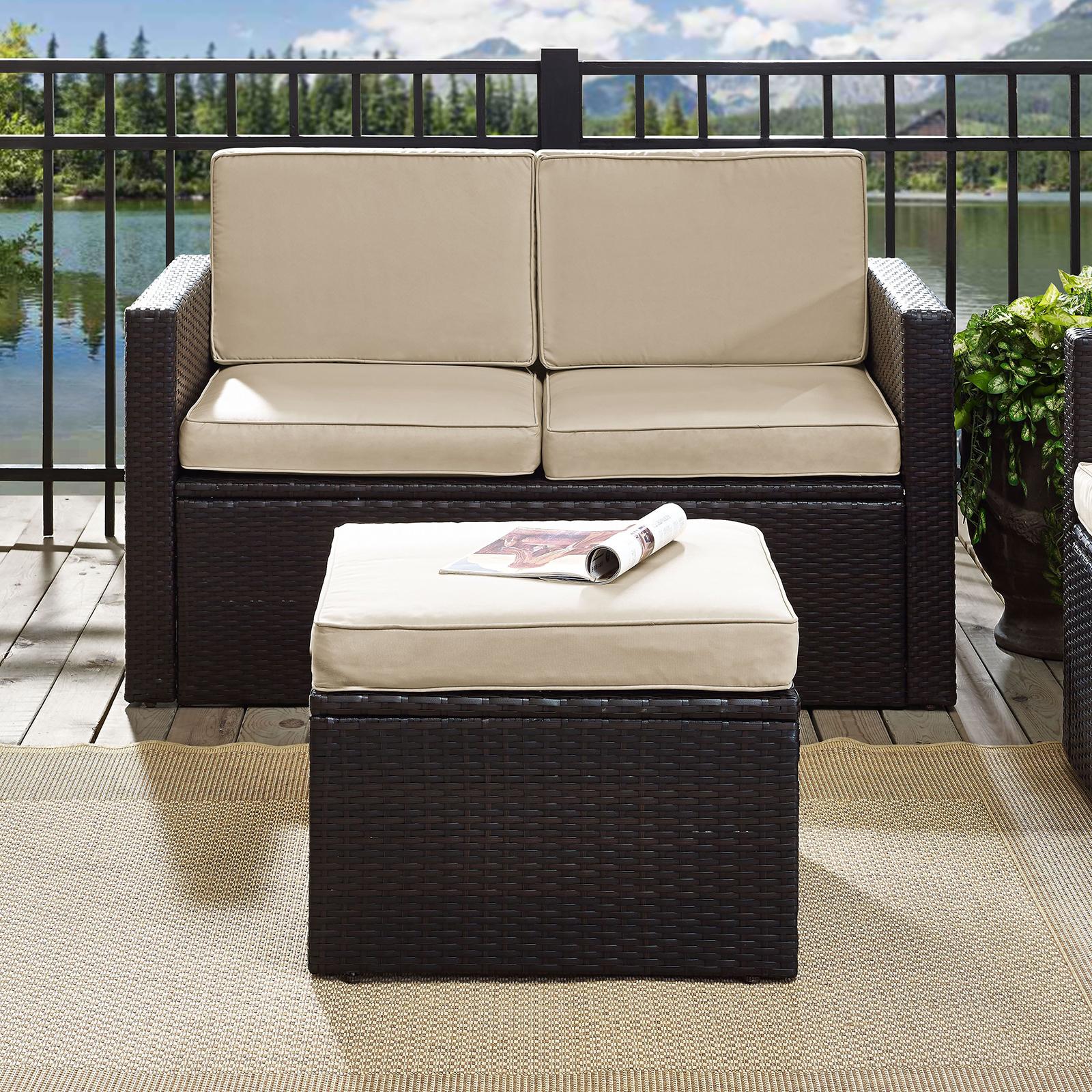 Palm Harbor Outdoor Wicker Ottoman 6 Palm Harbor Outdoor Wicker Ottoman
