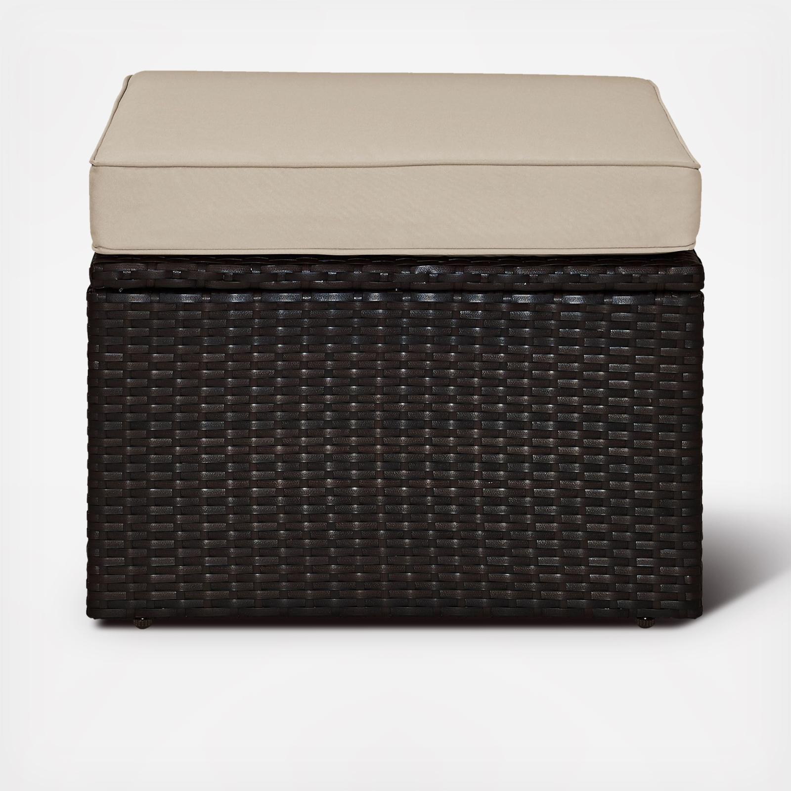 Palm Harbor Outdoor Wicker Ottoman 7 Palm Harbor Outdoor Wicker Ottoman