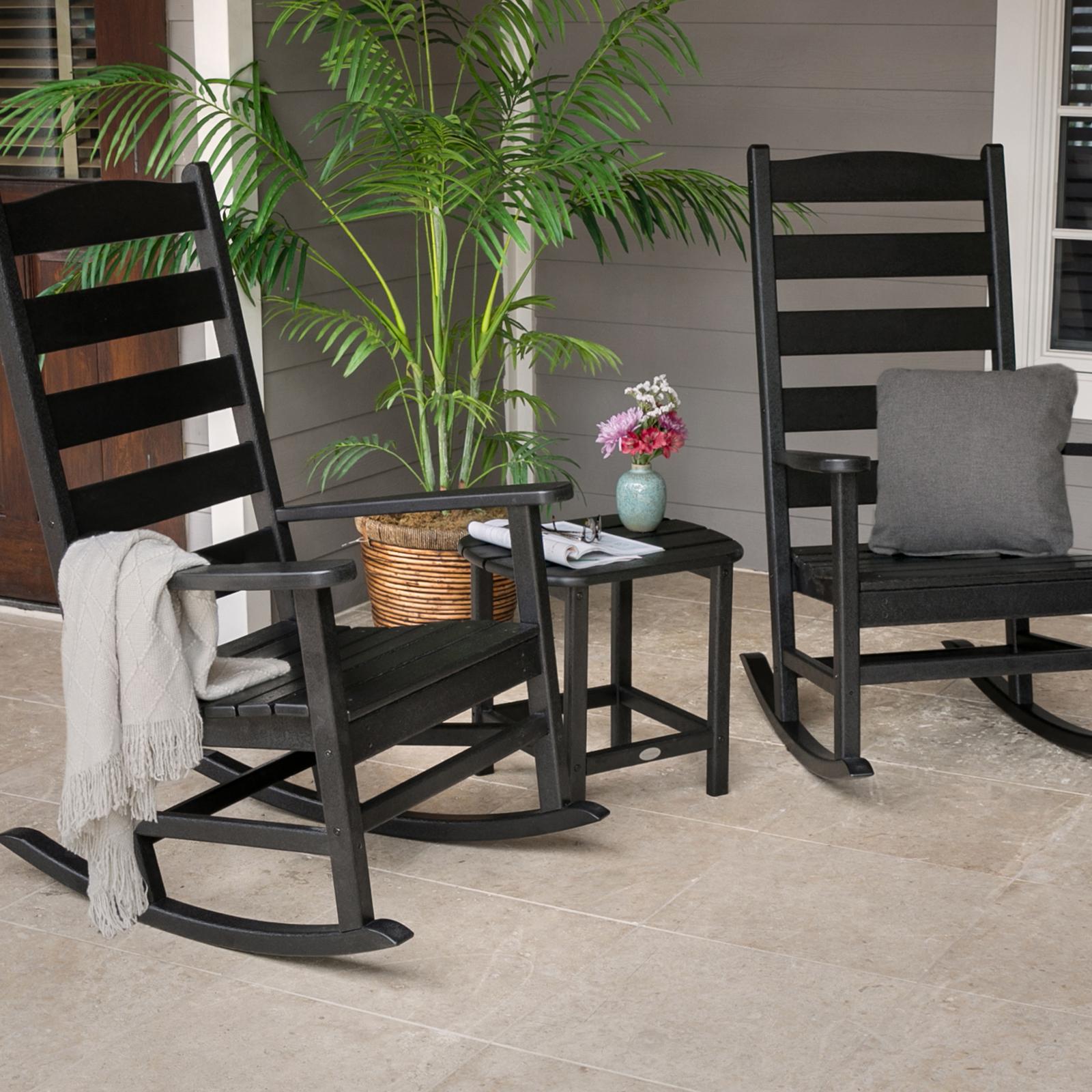 Shaker 3-Piece Porch Rocking Chair Set 17 Shaker 3-Piece Porch Rocking Chair Set