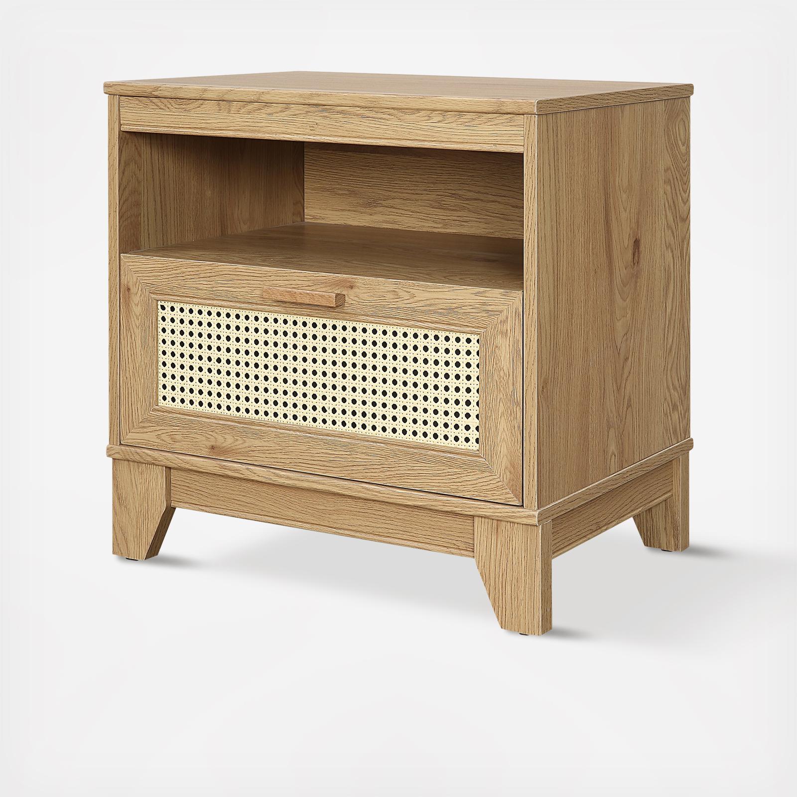 Sheridan Modern Cane Nightstand 2 Sheridan Modern Cane Nightstand