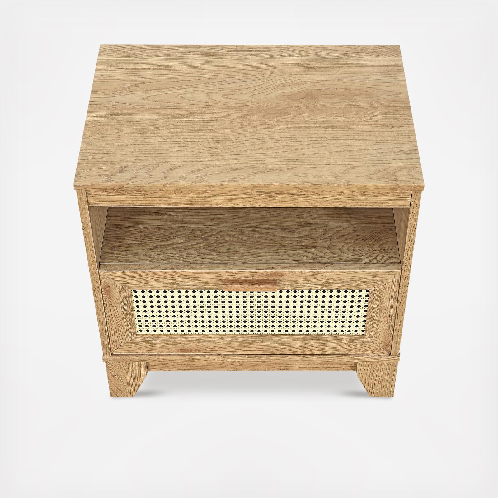 Sheridan Modern Cane Nightstand 4 Sheridan Modern Cane Nightstand