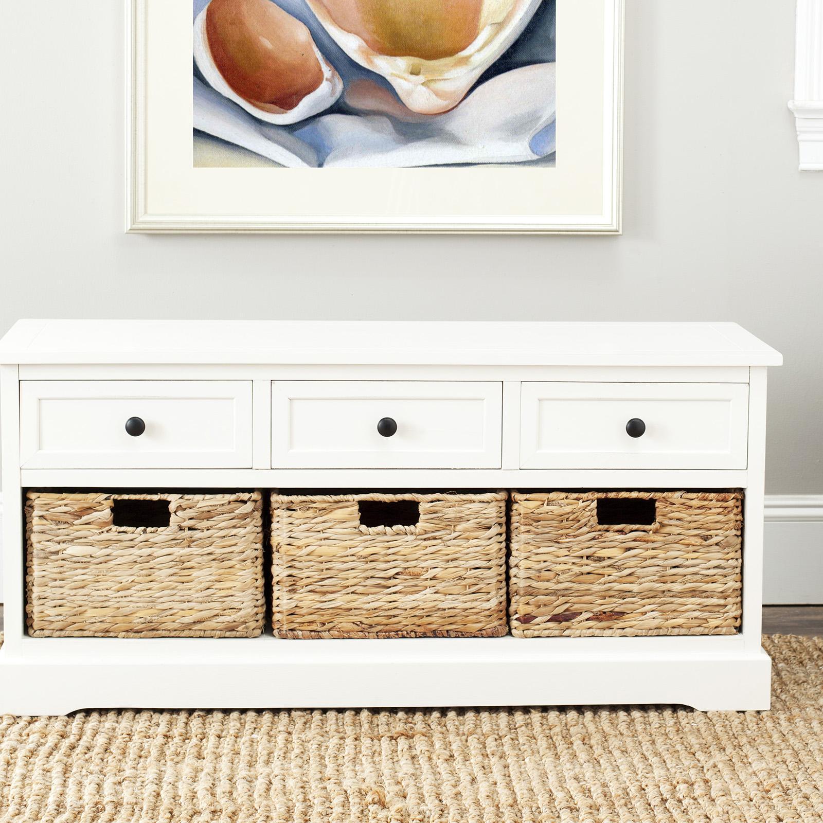 Damien 3 Drawer Storage Bench 16 Damien 3 Drawer Storage Bench
