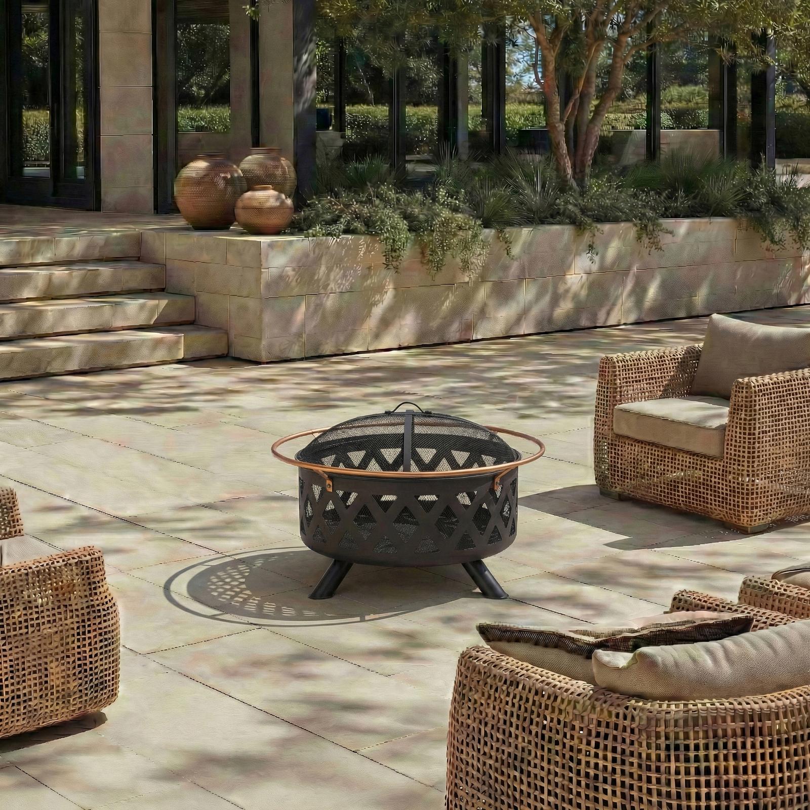 Bryce Round Fire Pit 1 Bryce Round Fire Pit