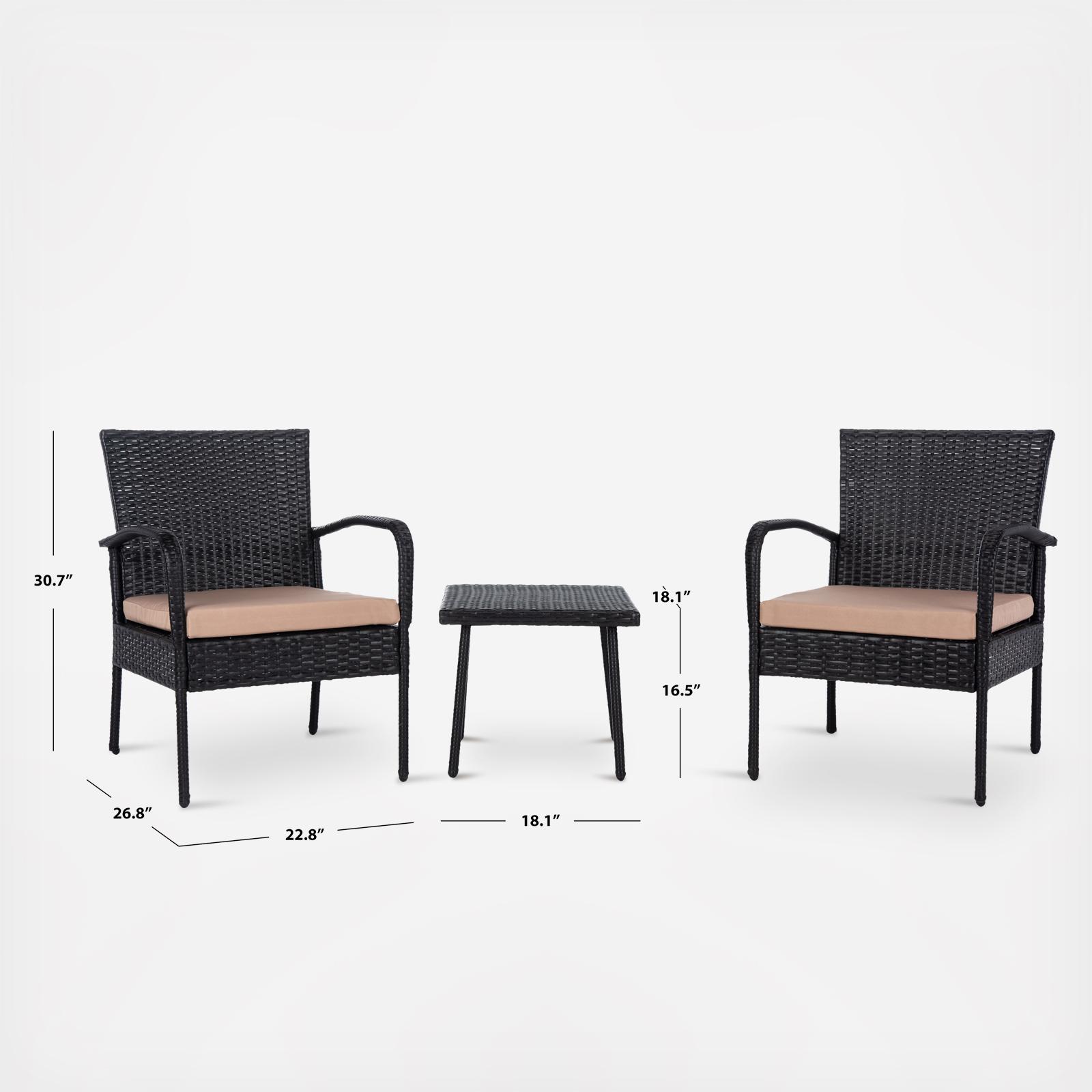 3-Piece Moore Lounge Set 8 3-Piece Moore Lounge Set