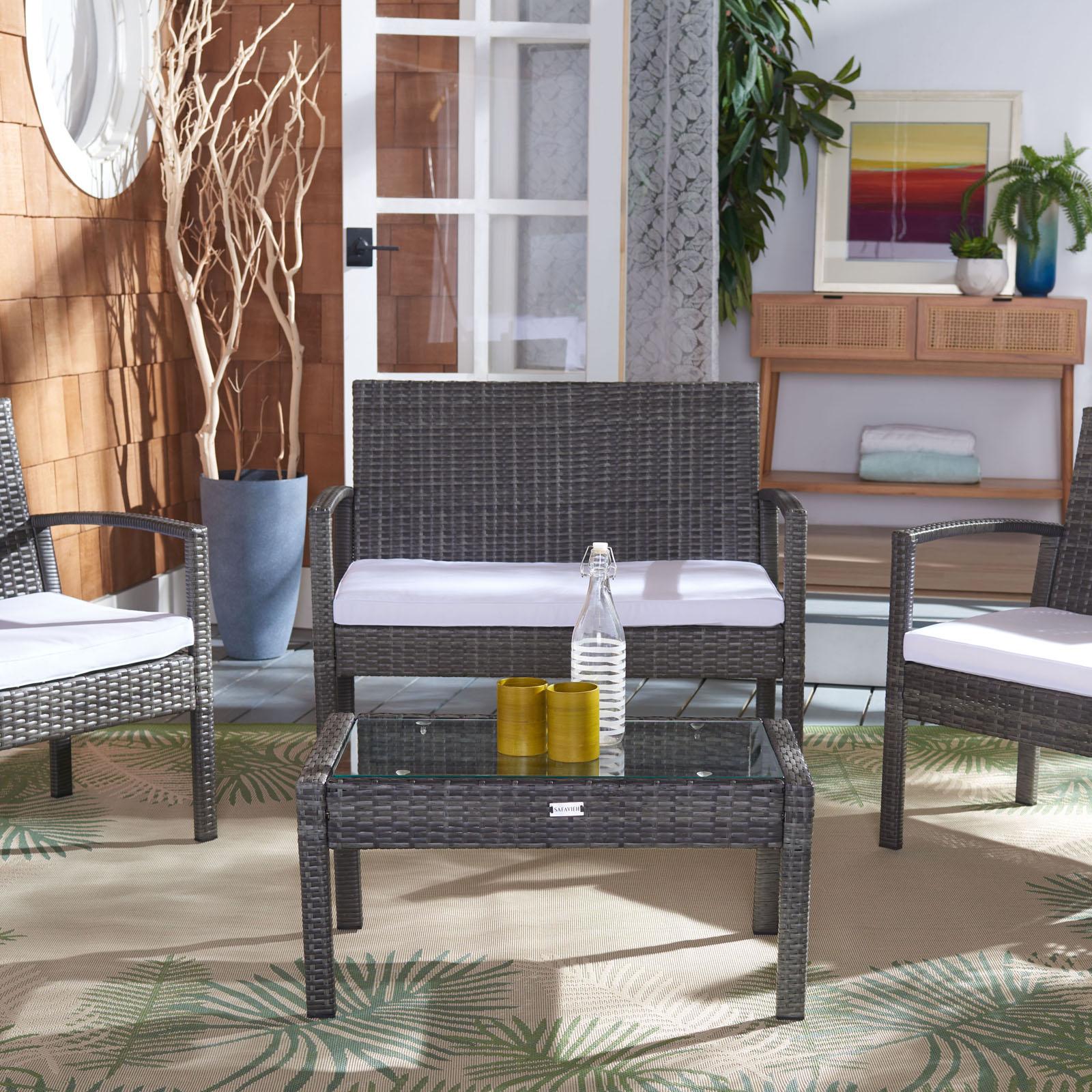 Bassey 4-Piece Outdoor Living Set 1 Bassey 4-Piece Outdoor Living Set