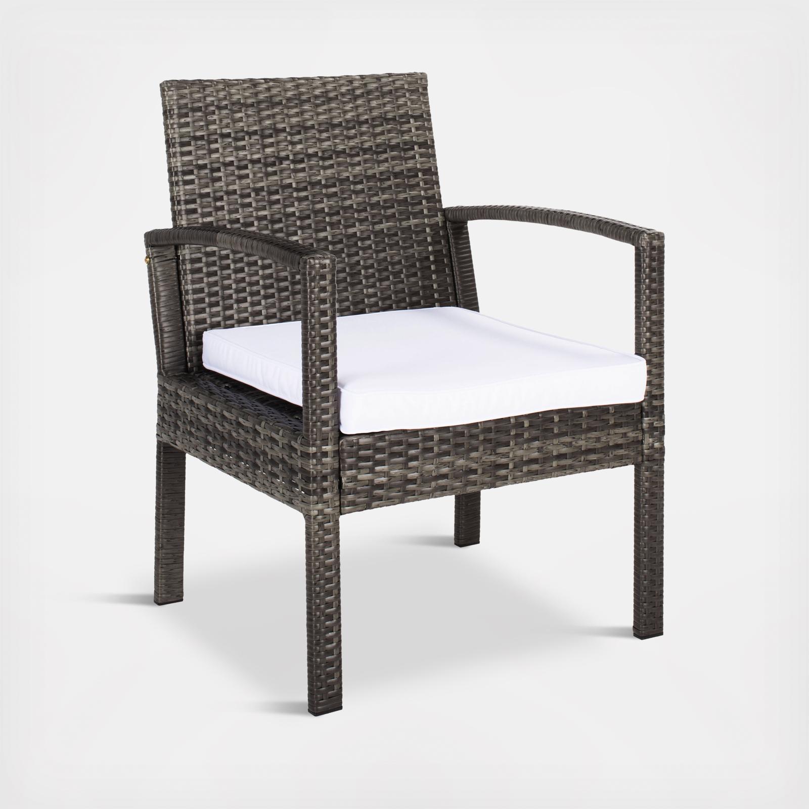 Bassey 4-Piece Outdoor Living Set 5 Bassey 4-Piece Outdoor Living Set