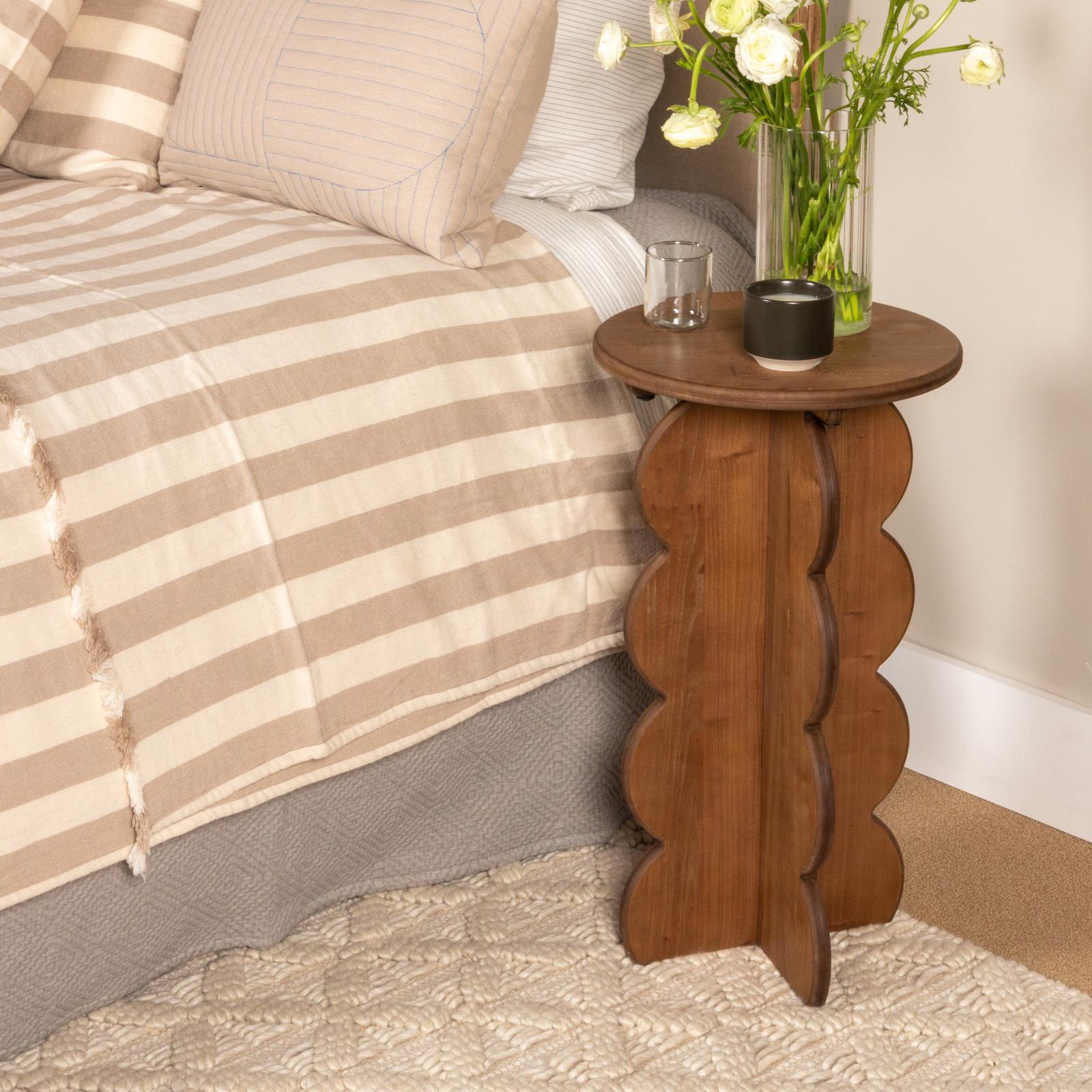 Isabel Scalloped Edge Accent Table 1 Isabel Scalloped Edge Accent Table