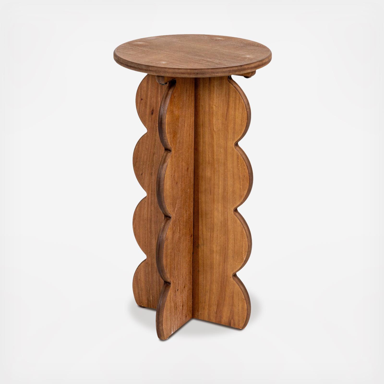Isabel Scalloped Edge Accent Table 2 Isabel Scalloped Edge Accent Table
