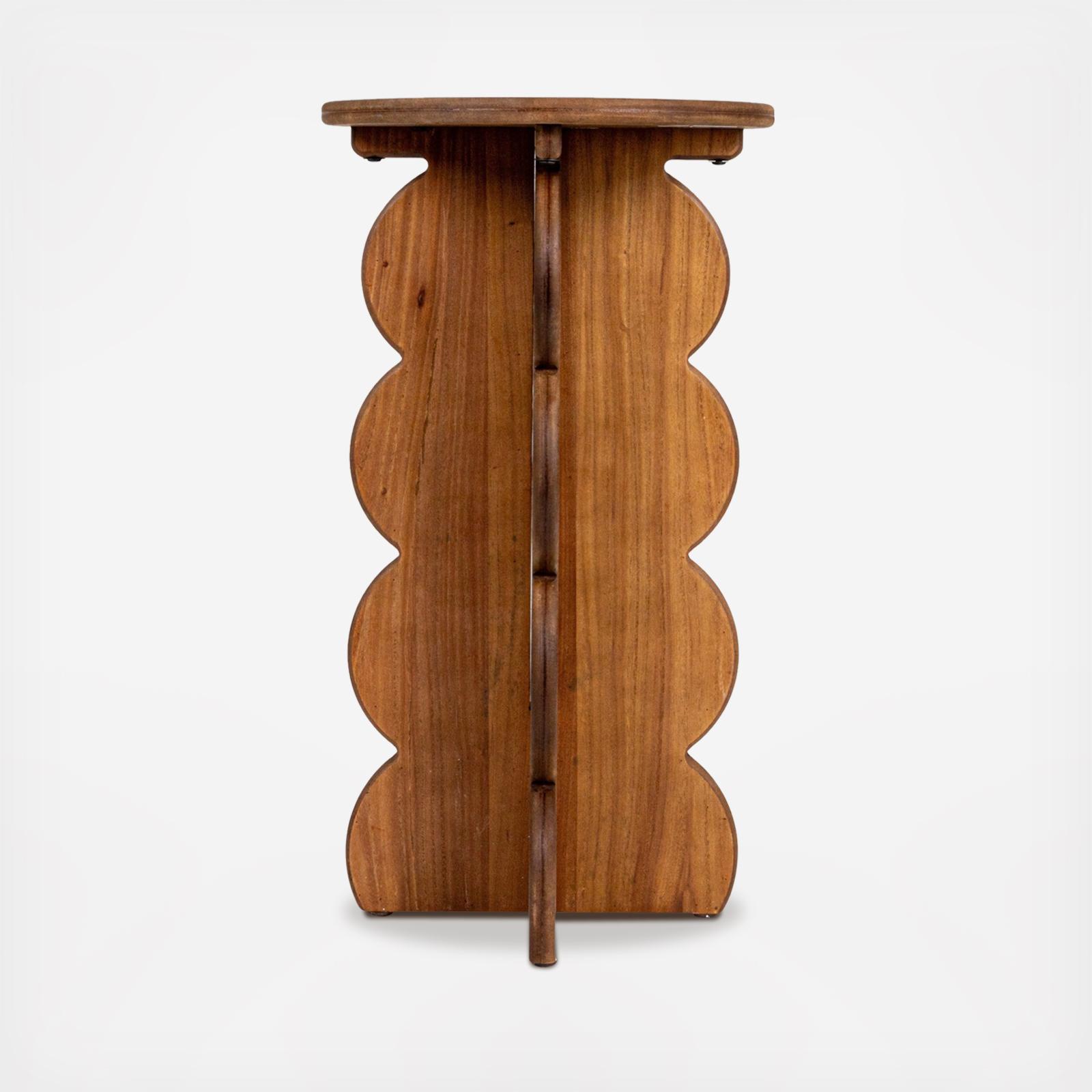 Isabel Scalloped Edge Accent Table 3 Isabel Scalloped Edge Accent Table