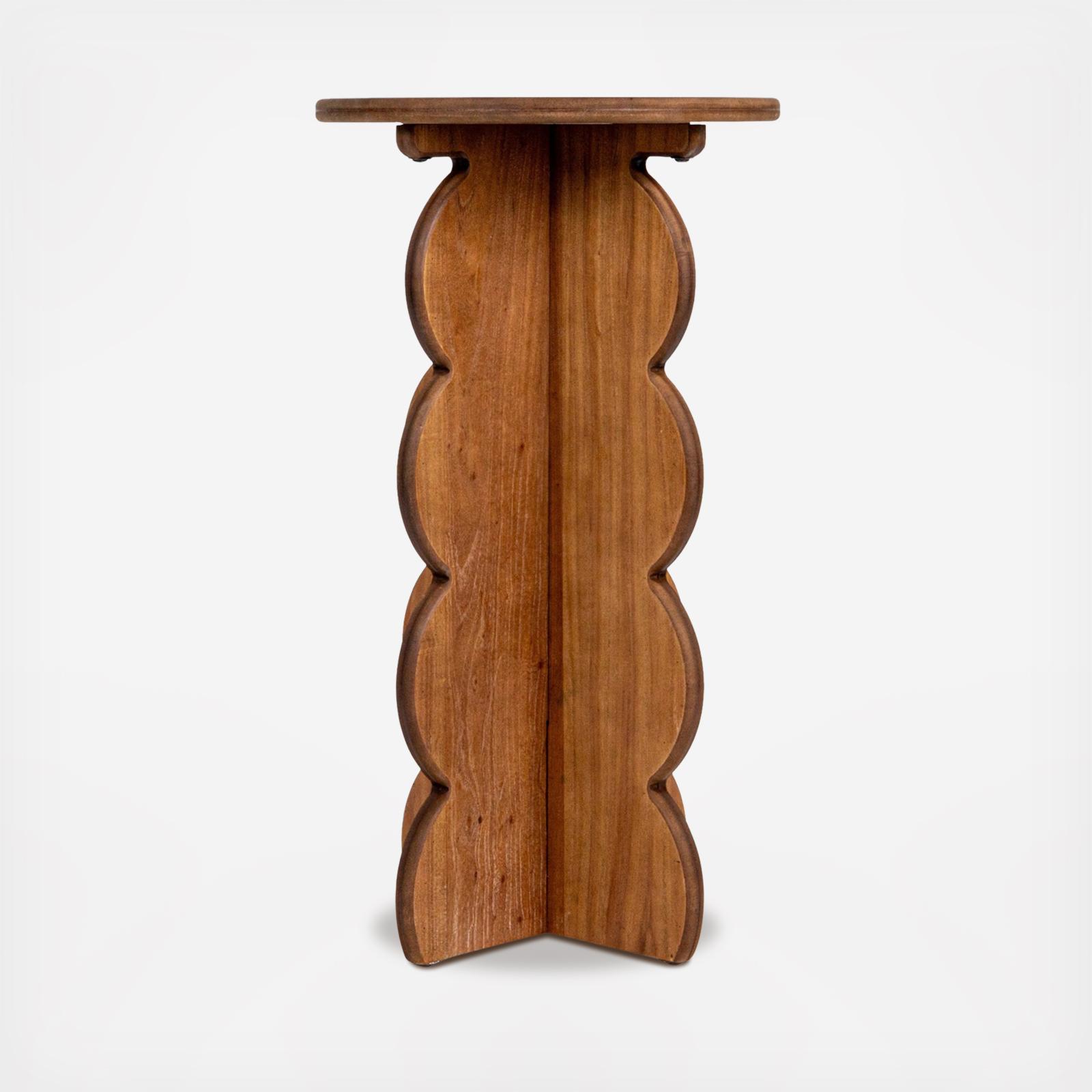 Isabel Scalloped Edge Accent Table 4 Isabel Scalloped Edge Accent Table
